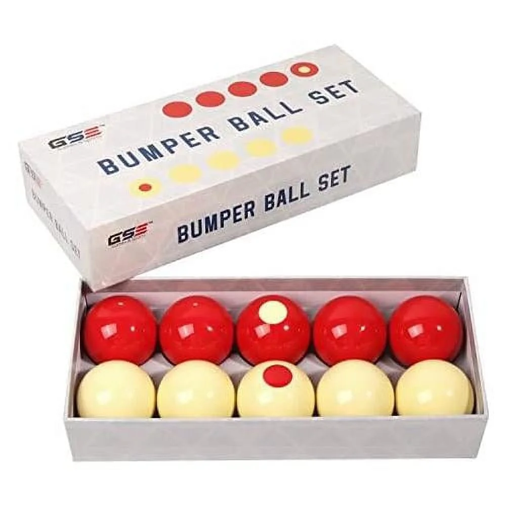 Regulation Size Bumper Pool s, Standard Set Of 10 Billiard Set, Bumper Pool Table Accessories