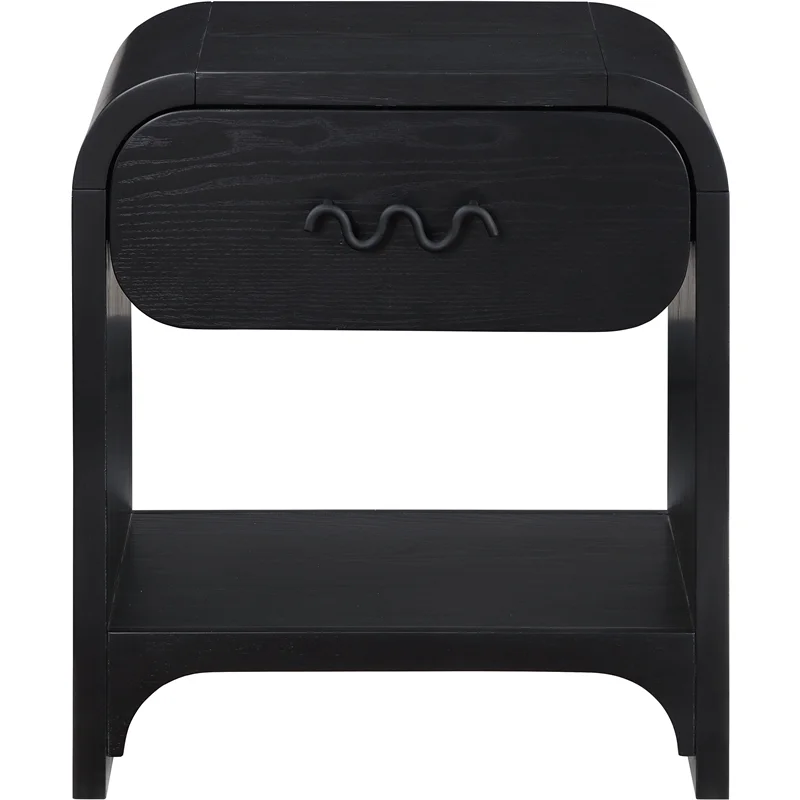 Meridian Furniture Hayes Black Night Stand / Side Table