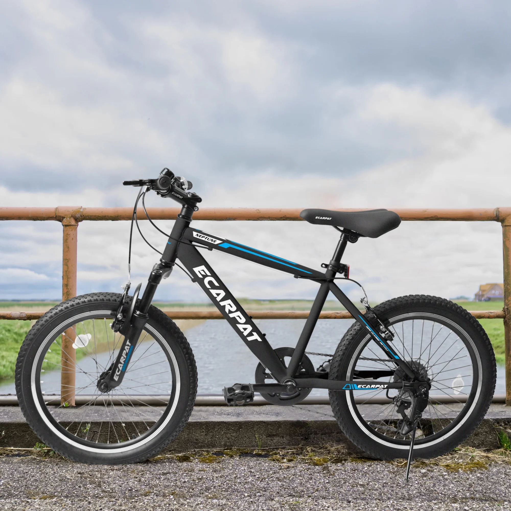 Ecarpat  Kids’ Bike 20 Inch Wheel, 20 Inch Mountain Bike 7-Speed, Boys Girls Child Kids’ Bicycles