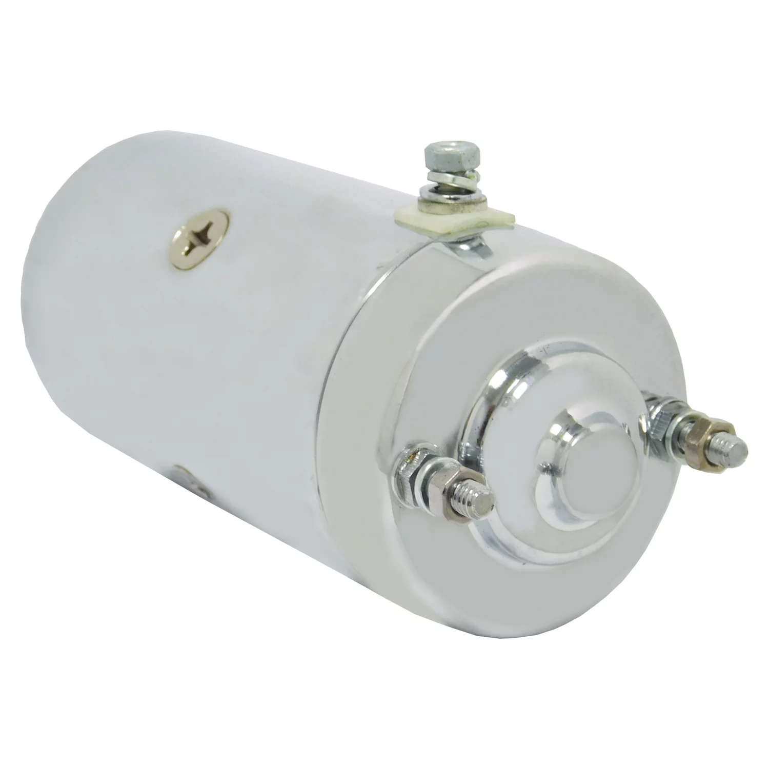 NEW Chrome Starter Motor Fits Harley Davidson Pre 1977 1200Cc 1340Cc 31458-66 Mgl4004 2-YEAR WARRANTY