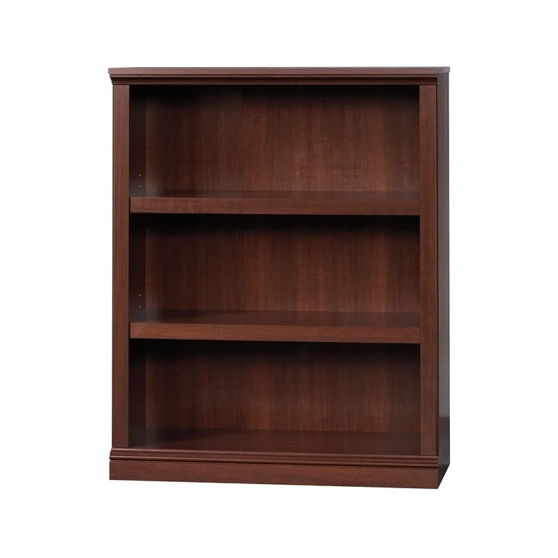 Scranton & Co 3 Shelf Wood Bookcase in Select Cherry