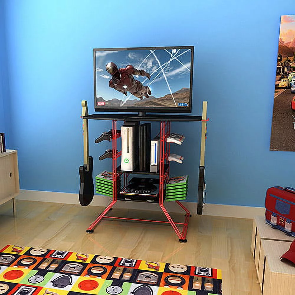 Atlantic Centipede Gaming Storage Center and TV Stand for TVs up to 37