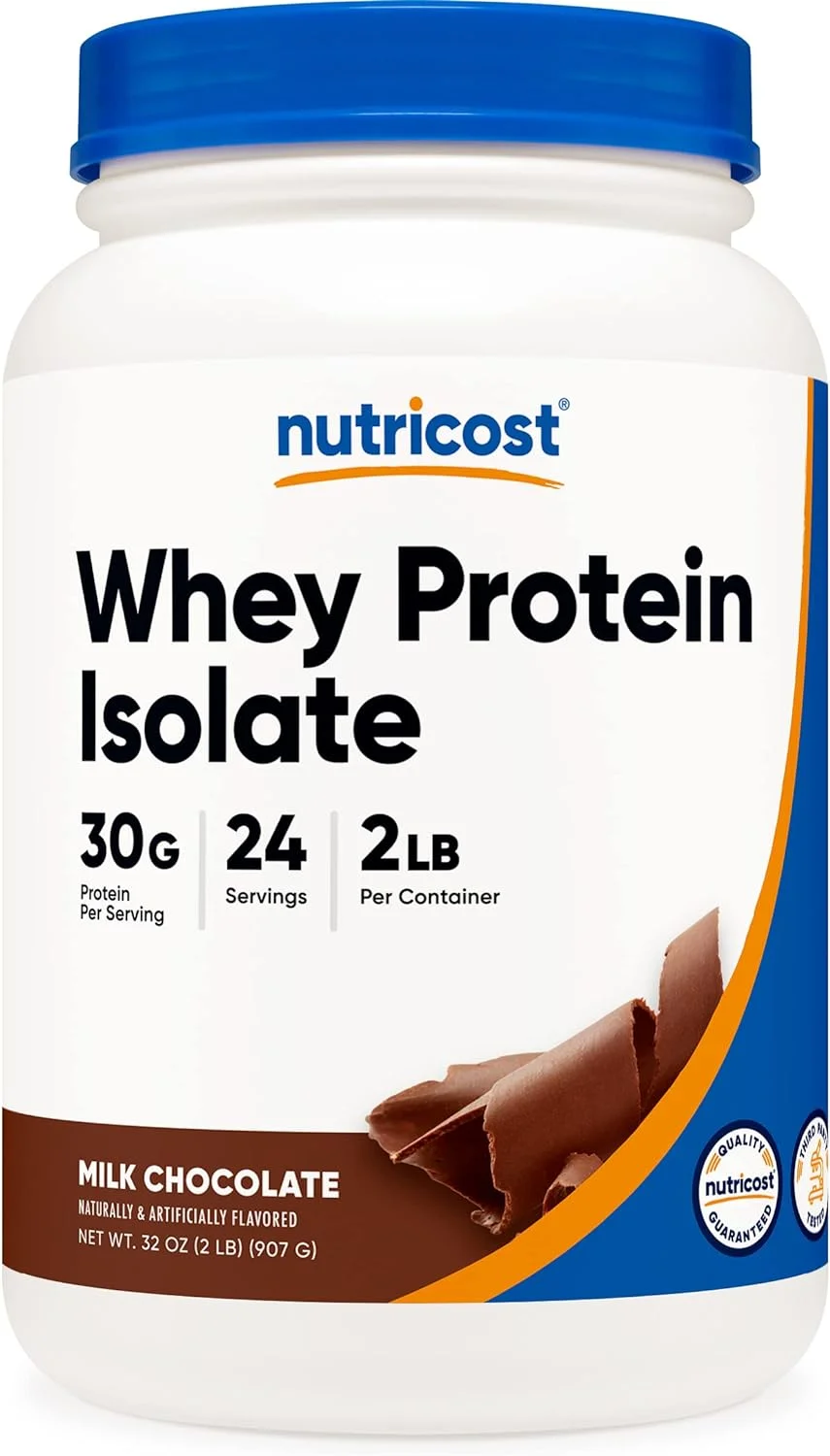 Nutricost Whey Protein Isolate Milk Chocolate - 2 lbs