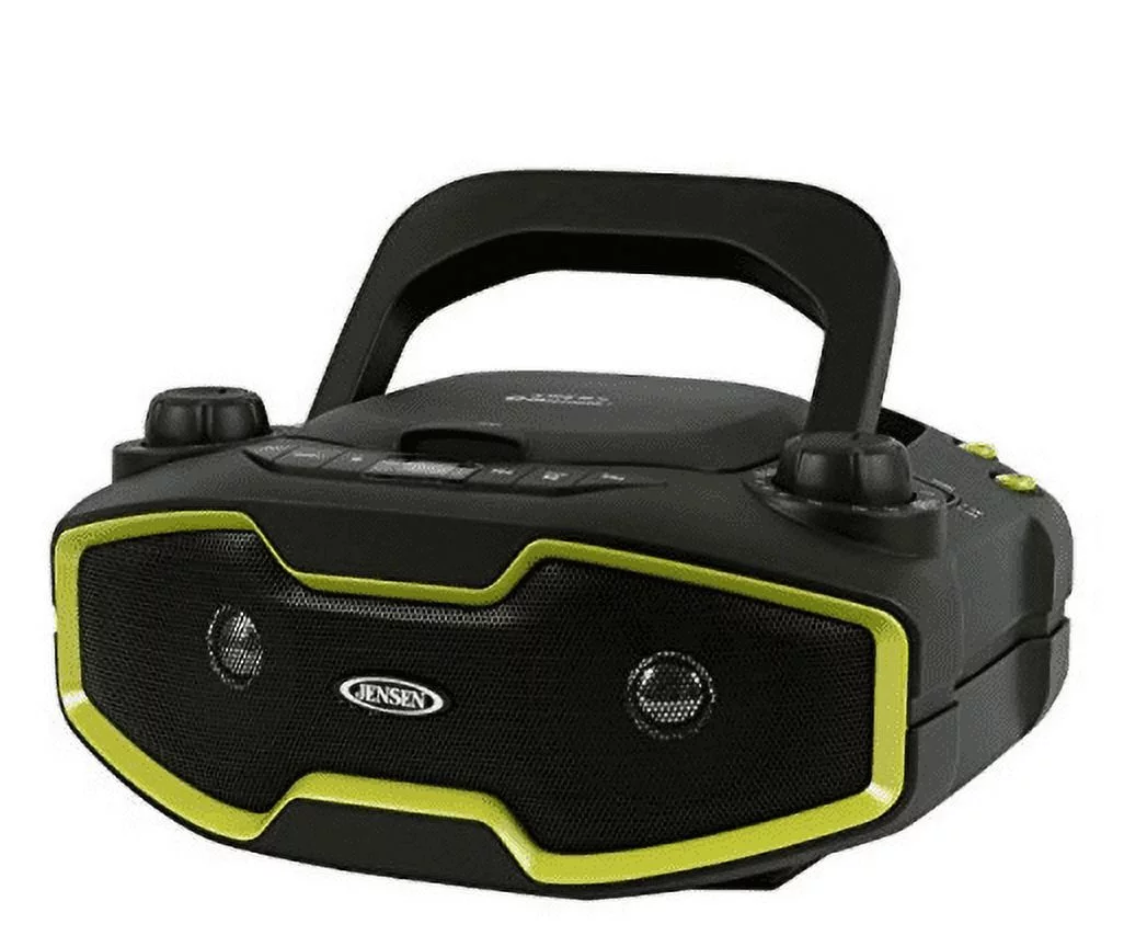 Jensen MP3 CD Radio Boombox, Black, CD-575