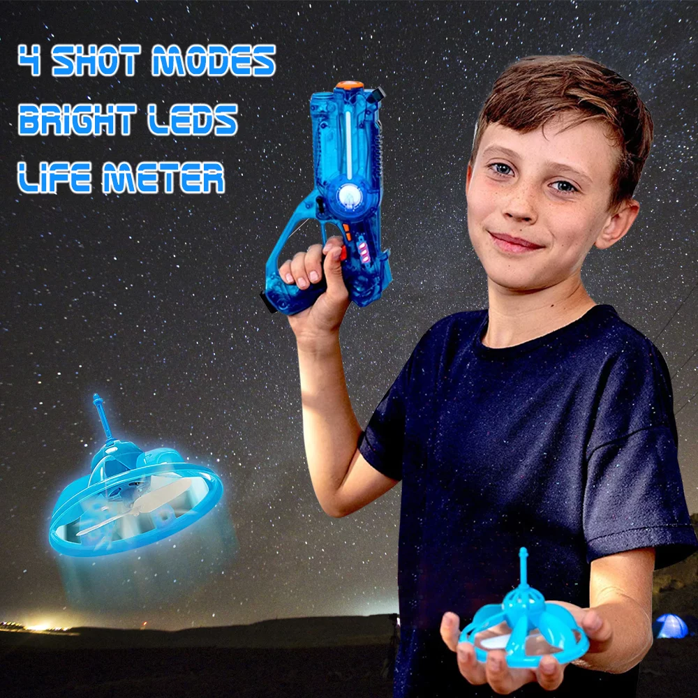 Ezra Infrared Blaster Game Set, One Gun with One Drone,Lights and Sound Effect, Great Gift Idea