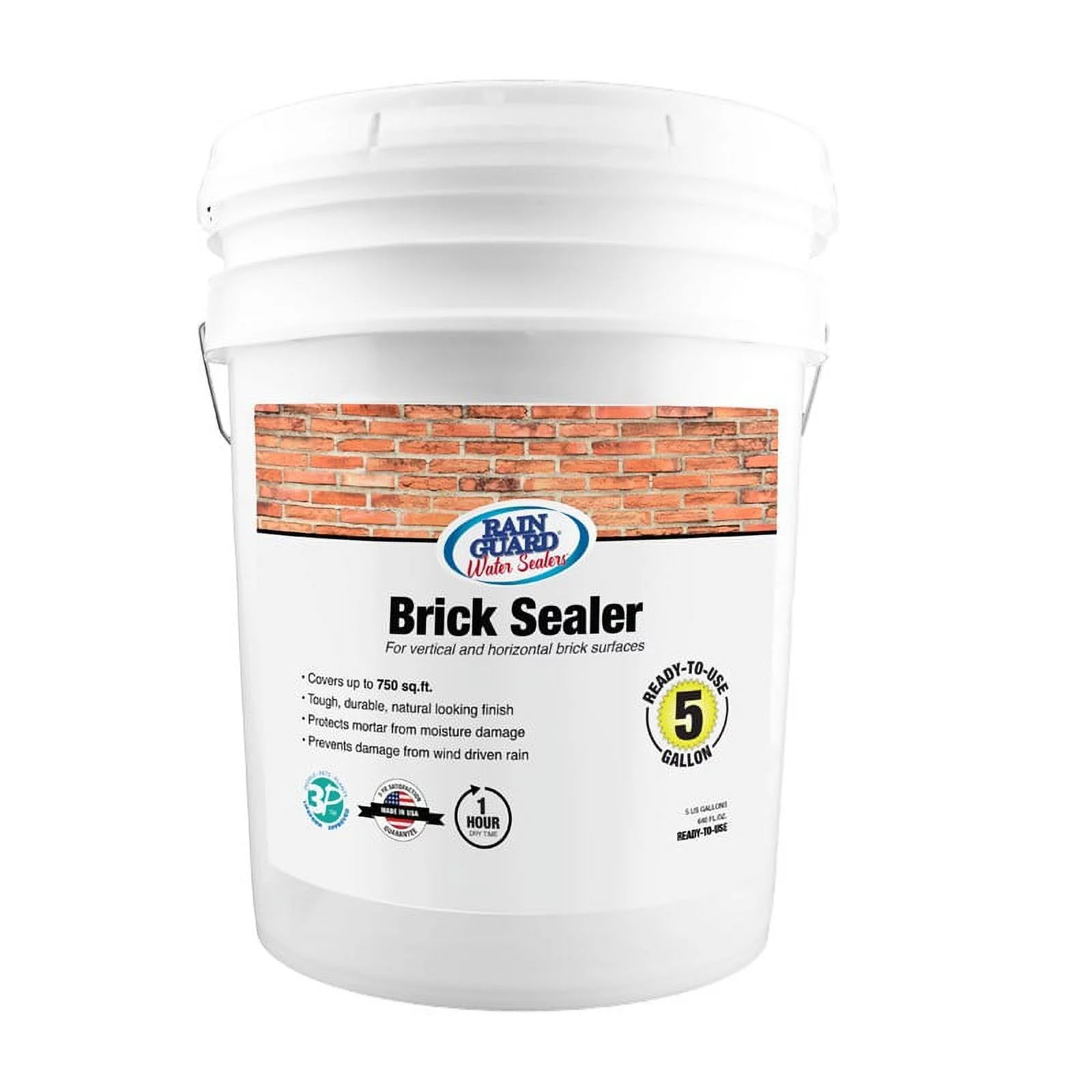 Rain Guard Water Sealers Ready-To-Use Brick Sealer, 5 Gallons