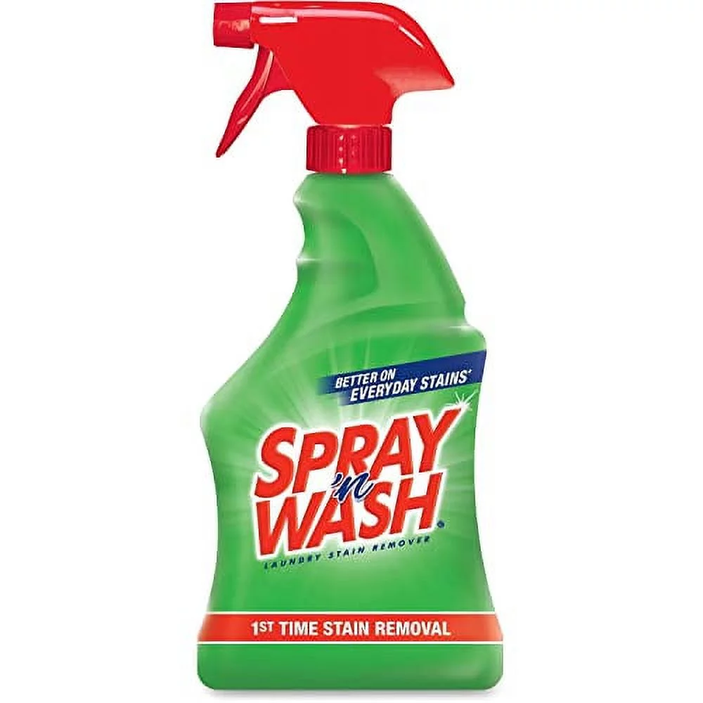 Spray'n Wash 00230 Stain Remover, 22 Oz Spray Bottle, 12/Carton