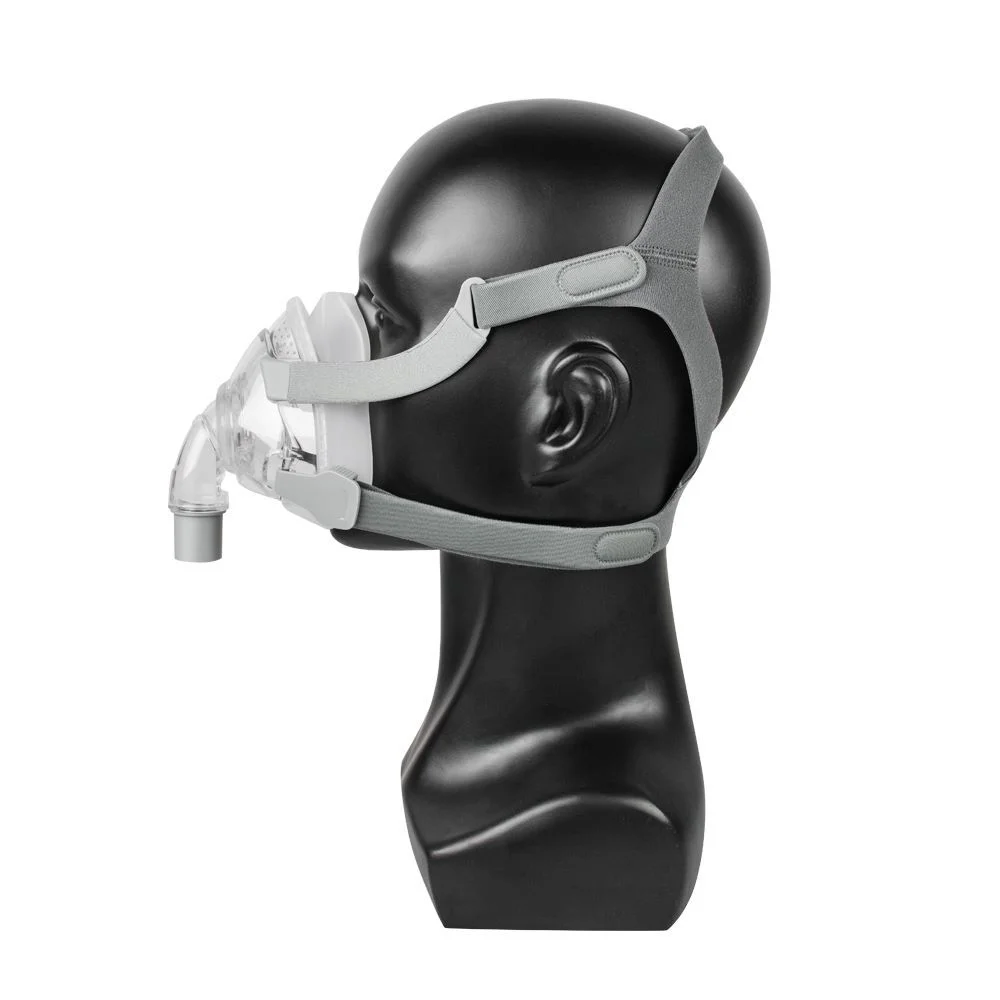 Full Face Mask Forehead Frame-Free Face Mask With Adjustable Headgear for Sleep Apnea Anti Snoring Treatment Solution, Large Size