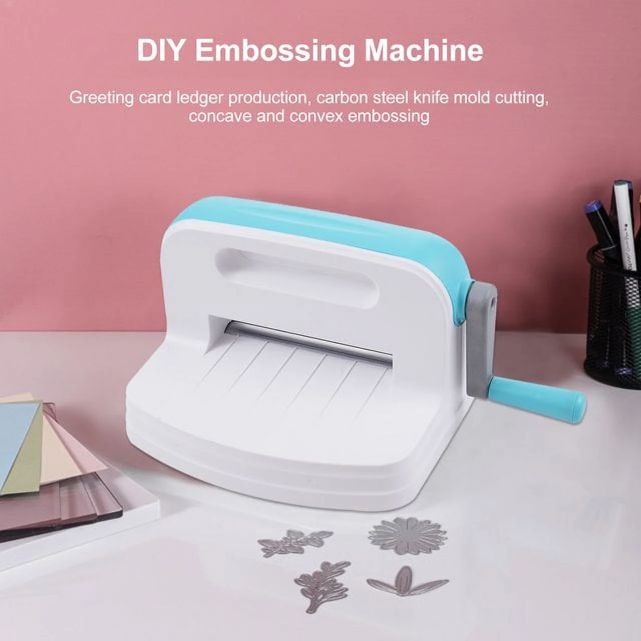 BENTISM Portable Manual Die Cutting Embossing Machine An Essential Tool for Arts Crafts, Scrapbooking and Card Making Activities