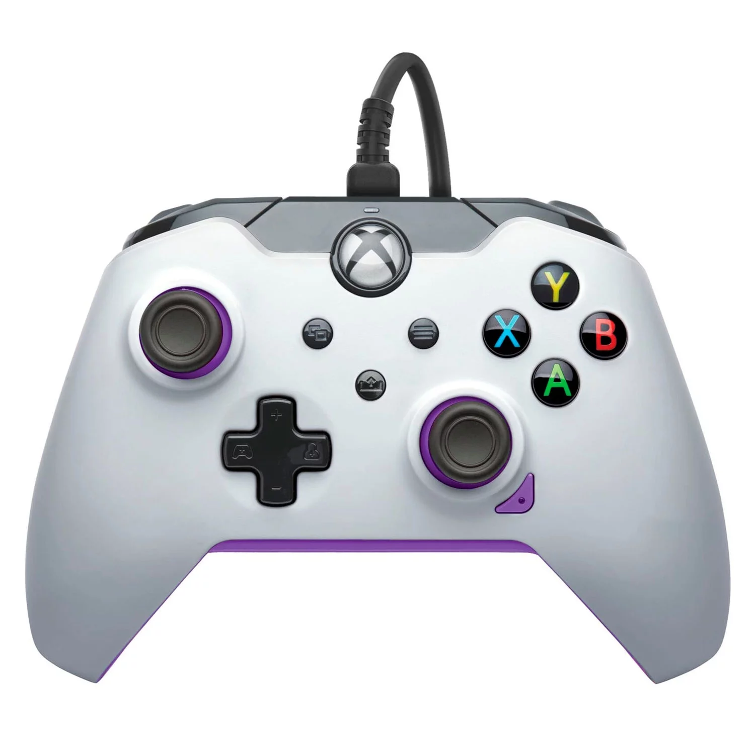 PDP Wired Controller: Kinetic White - Xbox Windows 10/11 - Kinetic White With Cleaning Manual Kit Bolt Axtion Bundle Like New
