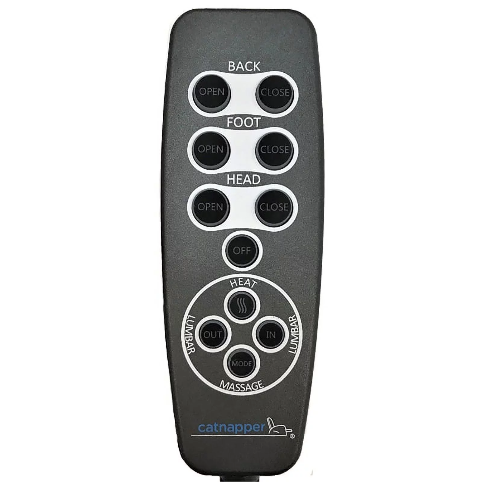 Catnapper Decompress Power Zero Gravity Recliner in Italian Black Leather