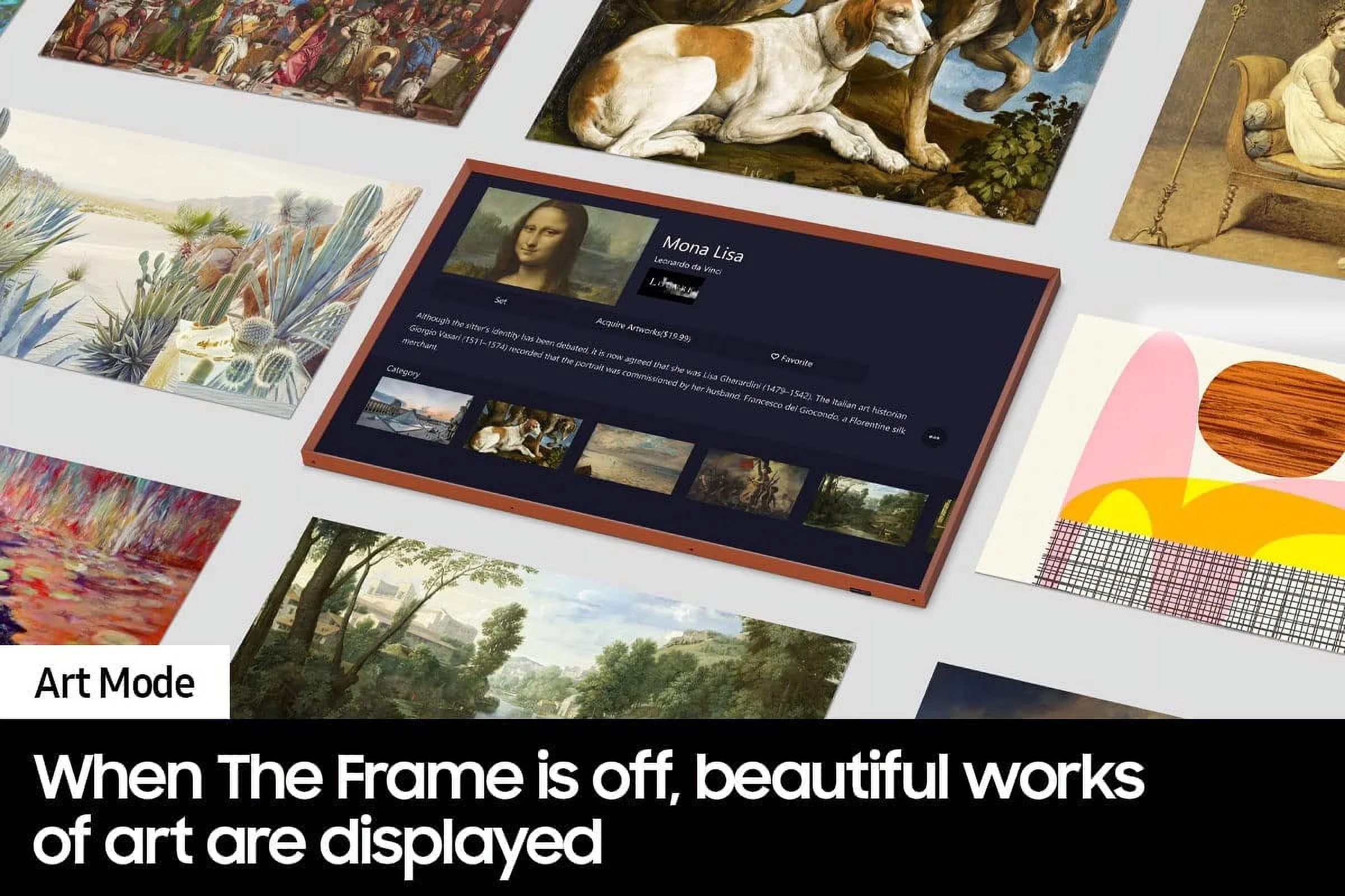 Samsung QN50LS03BAFXZA 50 Inch The Frame 4K UltraHD Smart QLED TV with an Additional 5 Year Extended Amber Protection (2022)