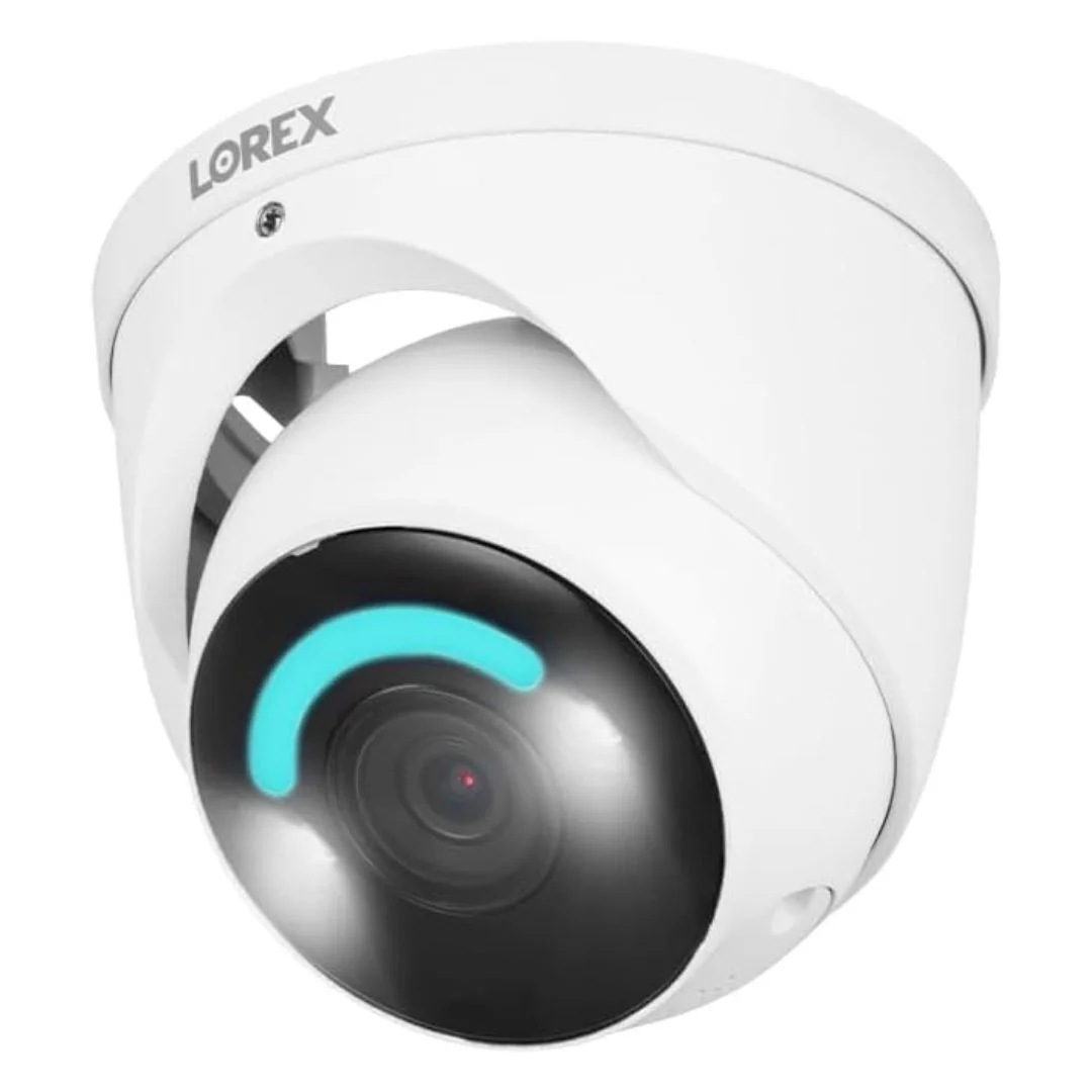 Lorex H30 - 4K+ 12MP IP Wired Dome Security Camera with Smart Security Lighting