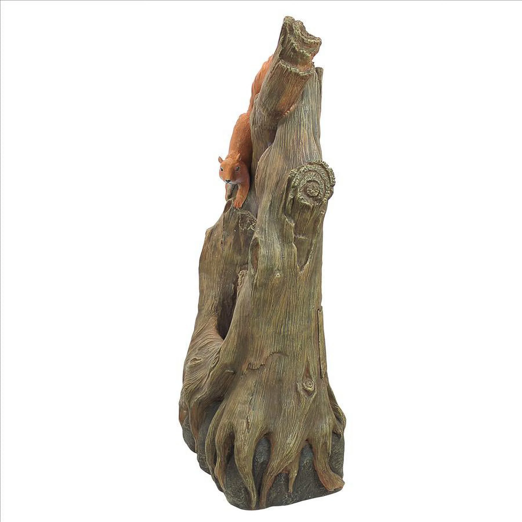 Design Toscano Tree Squirrel Cascading Sculptural Fountain