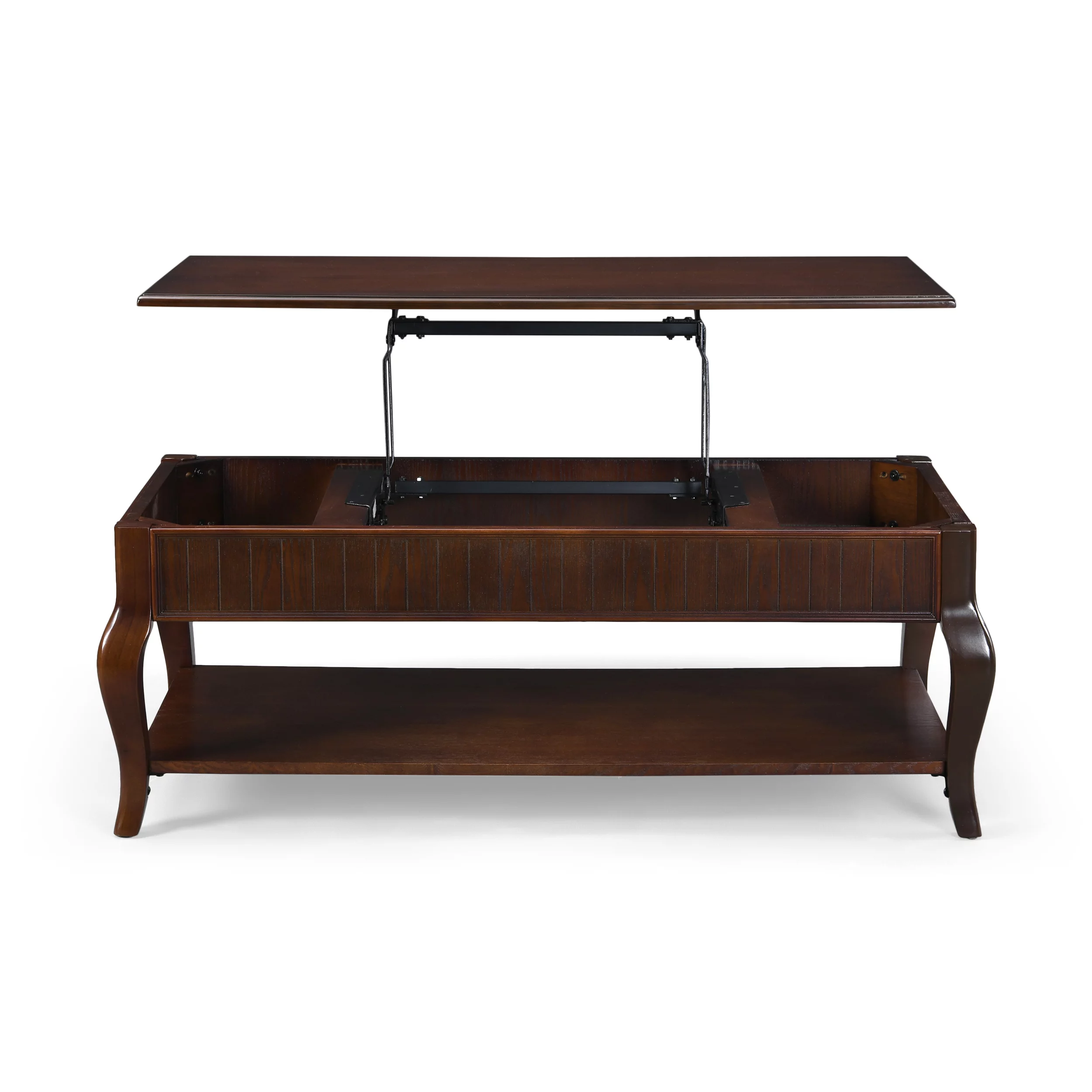 Noble House Isaias Traditional Wood Rectangle Lift Top Coffee Table, Walnut