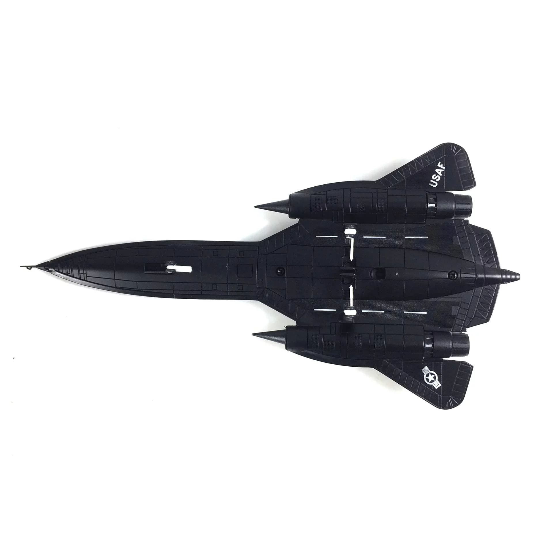 NUOTIE U.S. SR-71 Blackbird Reconnaissance 1:144 Scale Aircraft Metal Diecast Military Fighter Model