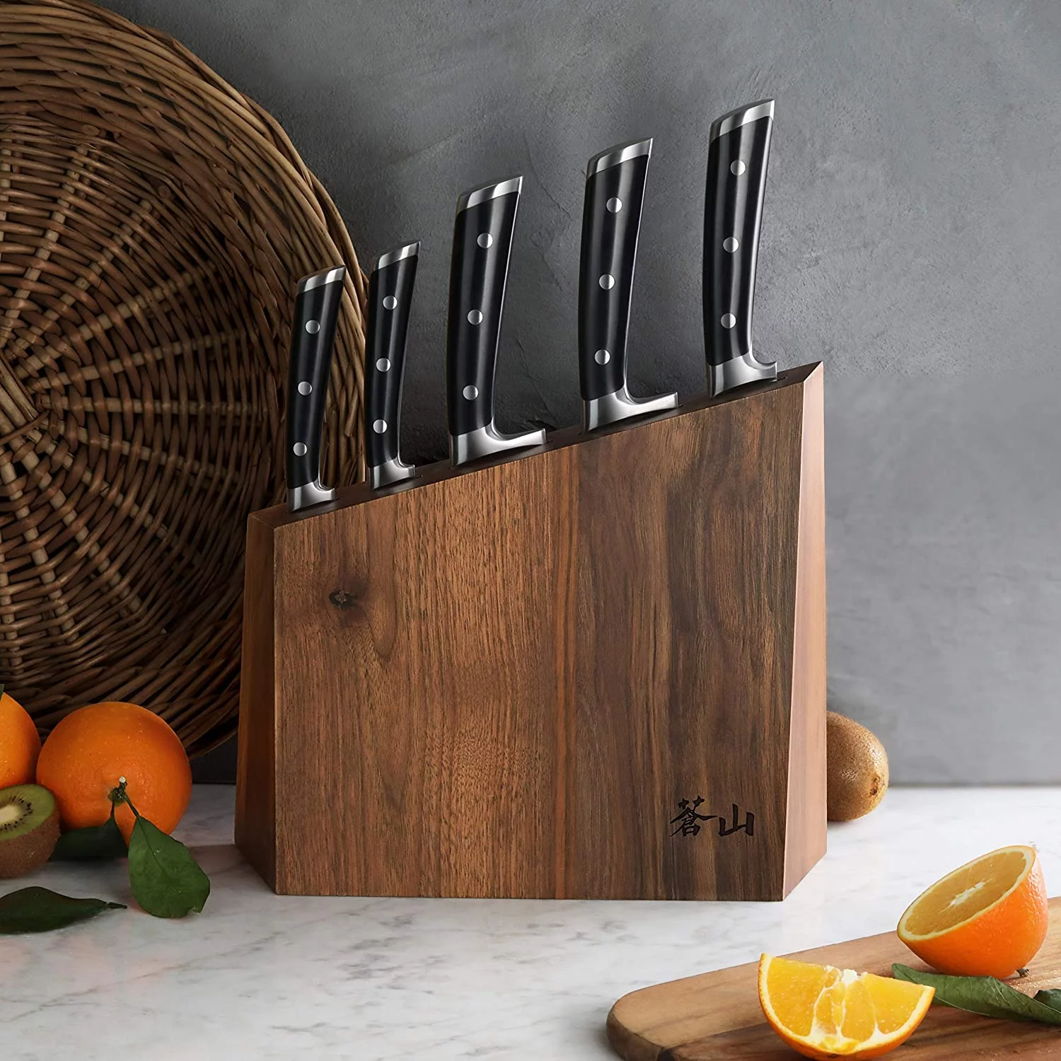 Cangshan Cutlery TS Series Swedish Steel Mountain Block Set, 6 pc.