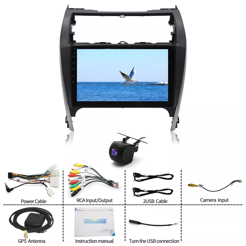 For 2012-2014 Toyota Camry Radio Car Carplay Android GPS Navigation 2+32GB