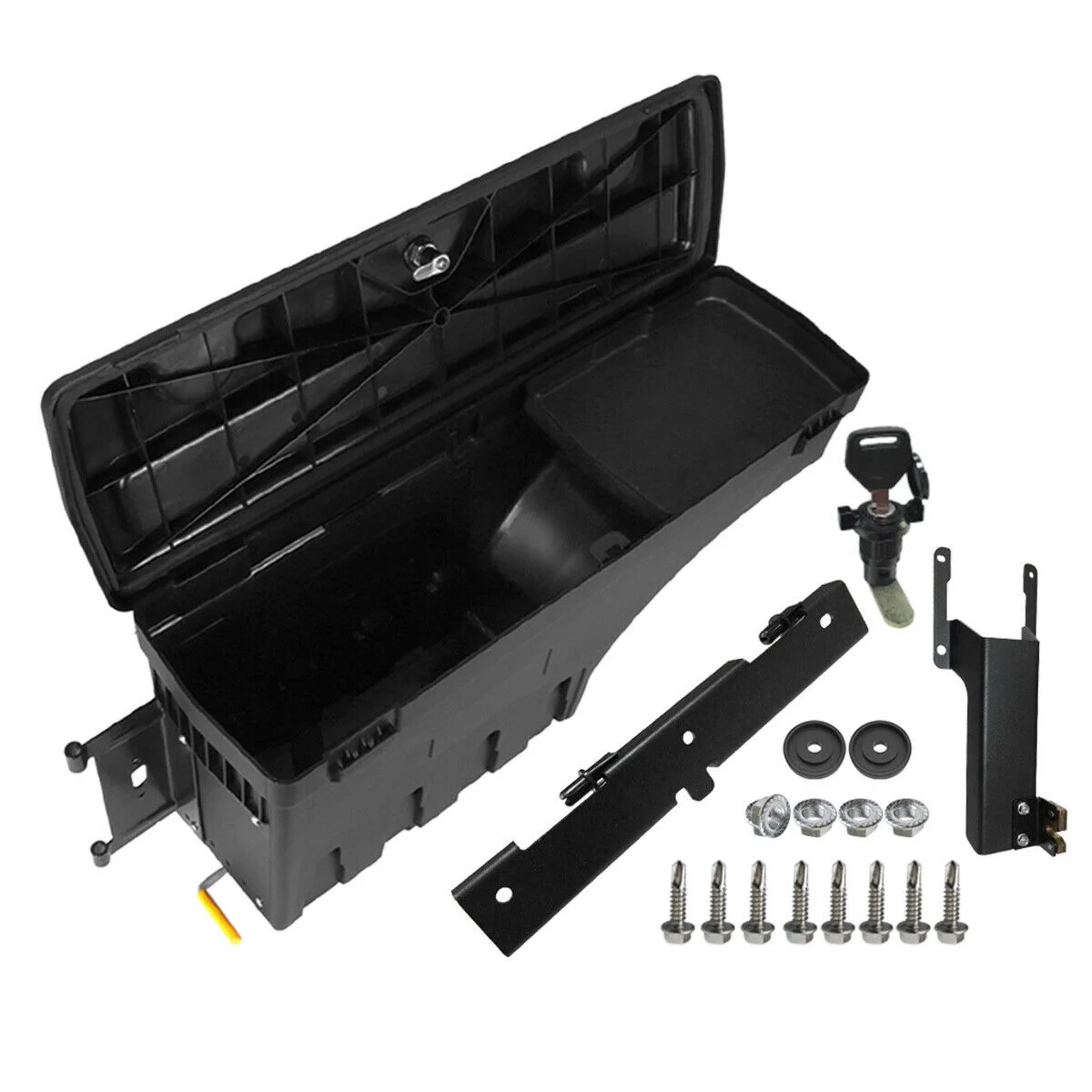 Teledu 1x Rear Driver Left Side Truck Bed Storage Box Toolbox For 2015-2019 Ford F-150