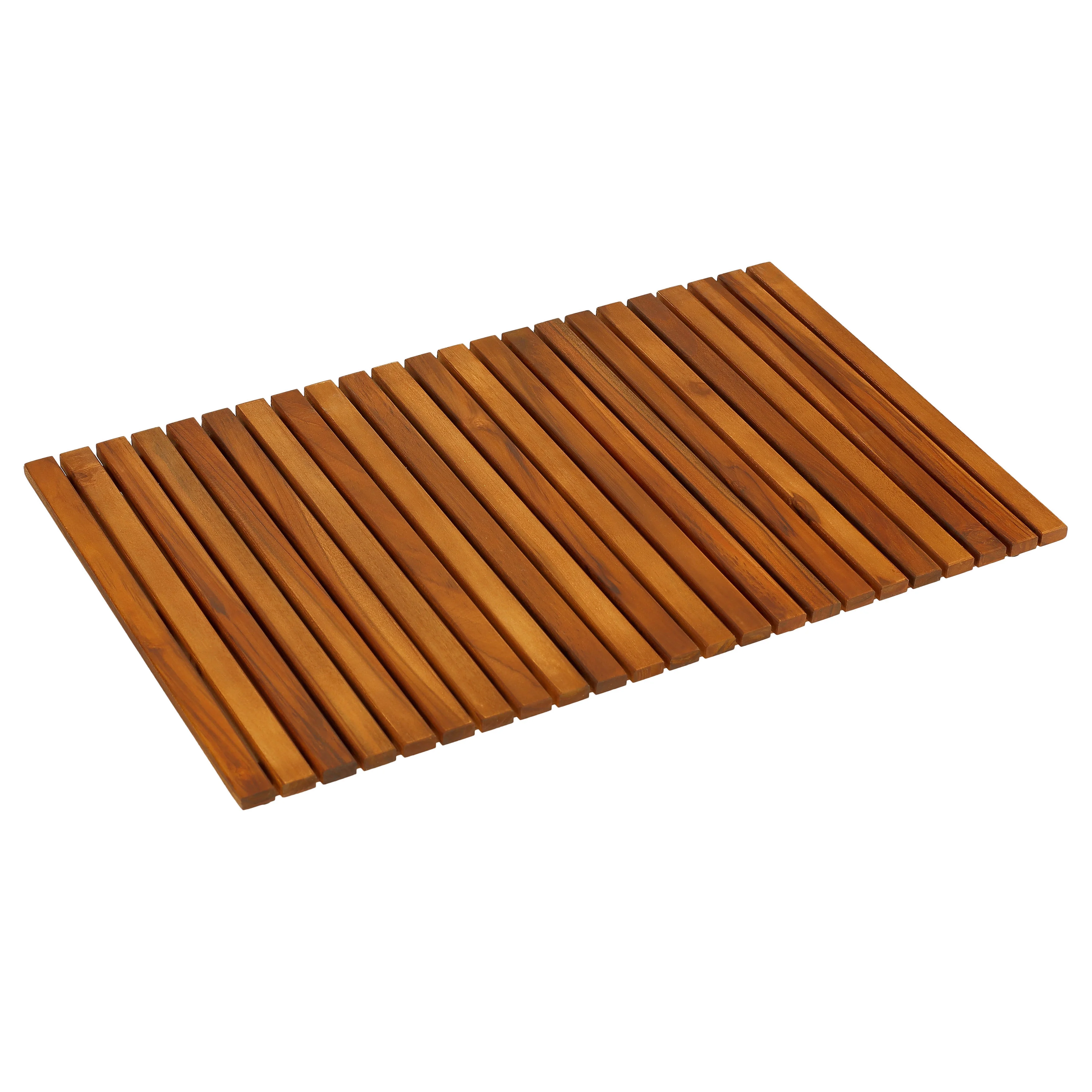 Bare Decor  Nori Solid Teak Wood and Oiled Mat