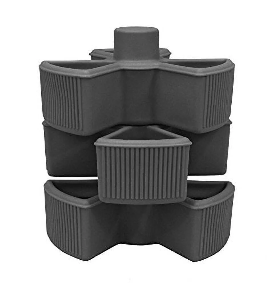 Good Ideas VVG3-SLA Venetian Vertical Garden Planters, Slate, 3-Pack