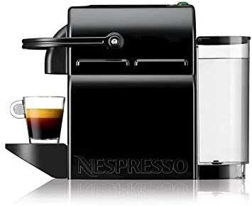 Breville Nespresso D40-US-BK-NE Inissia Plastic Buttons Espresso Maker, Black