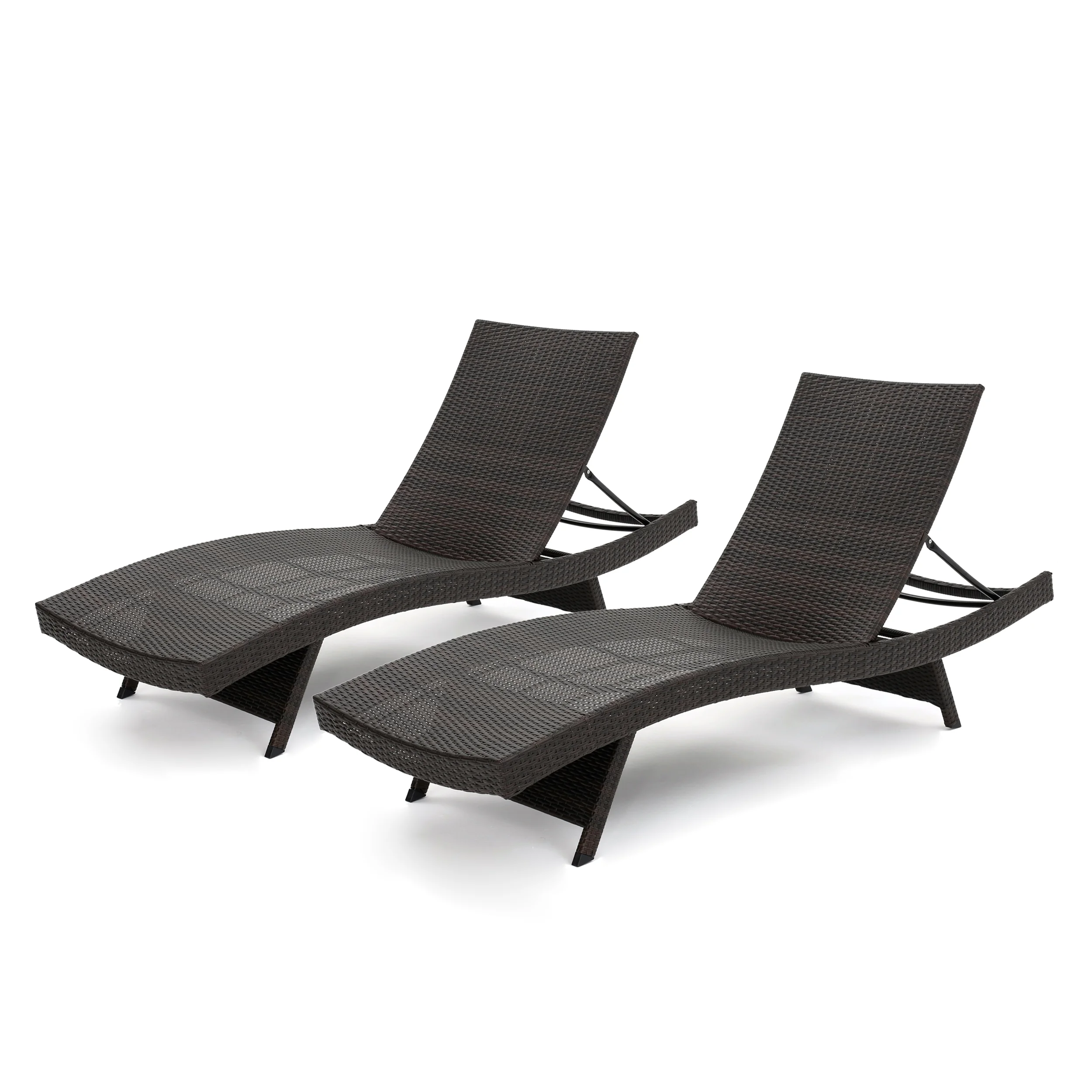 Anthony Wicker Lounge with Cover, Set of 2, Multibrown