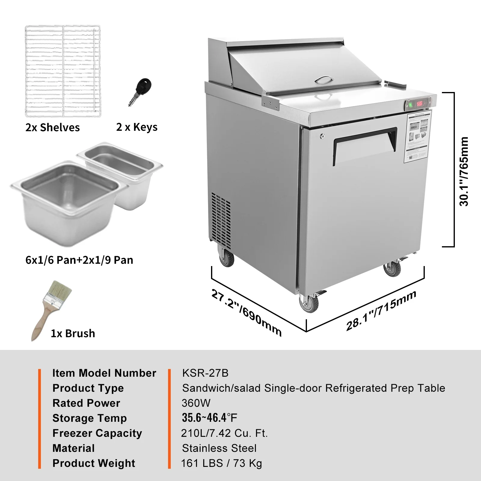 SKYSHALO Refrigerated 28