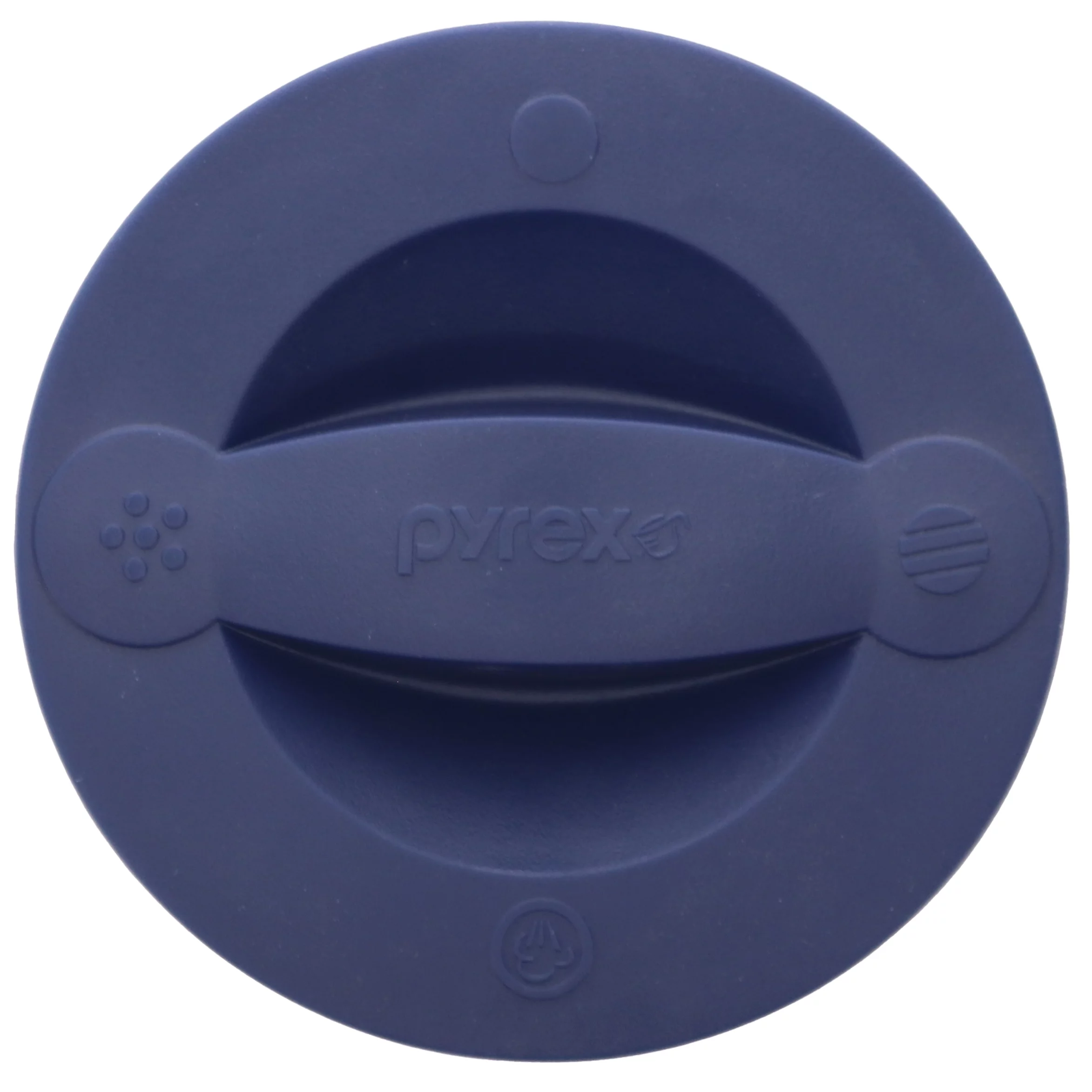 Pyrex 516-RRD-PC 2-Cup Dark Blue Measuring Cup Replacement Lid Cover (2-Pack)