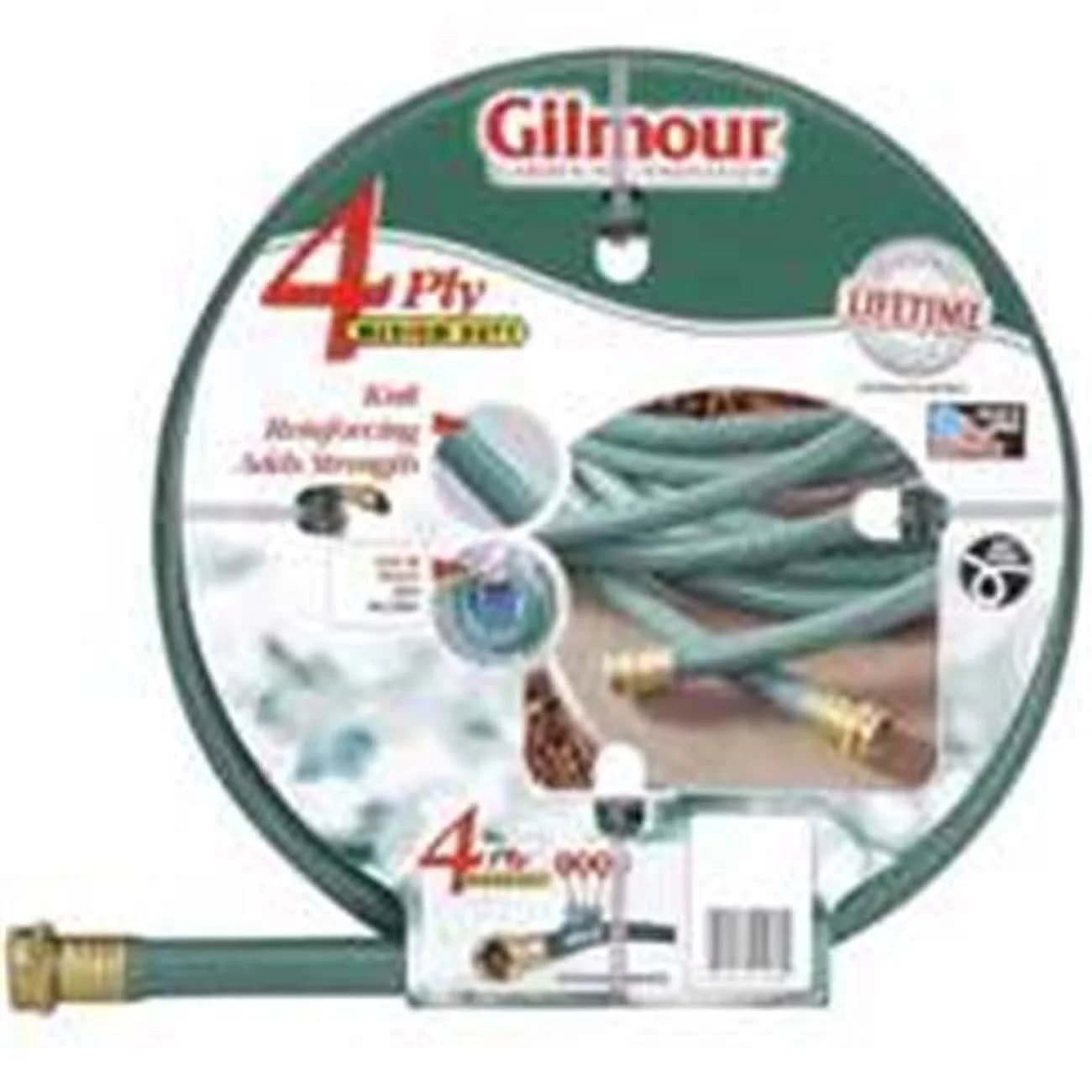 Gilmour 15058100 Hose 4-ply .63 in. x 100 Ft.