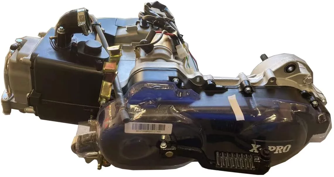 X-PRO 50cc 4-stroke short case GY6 Scooter Engine Auto w/CVT Transmission, Electric/Kick starter for 50cc Scooters
