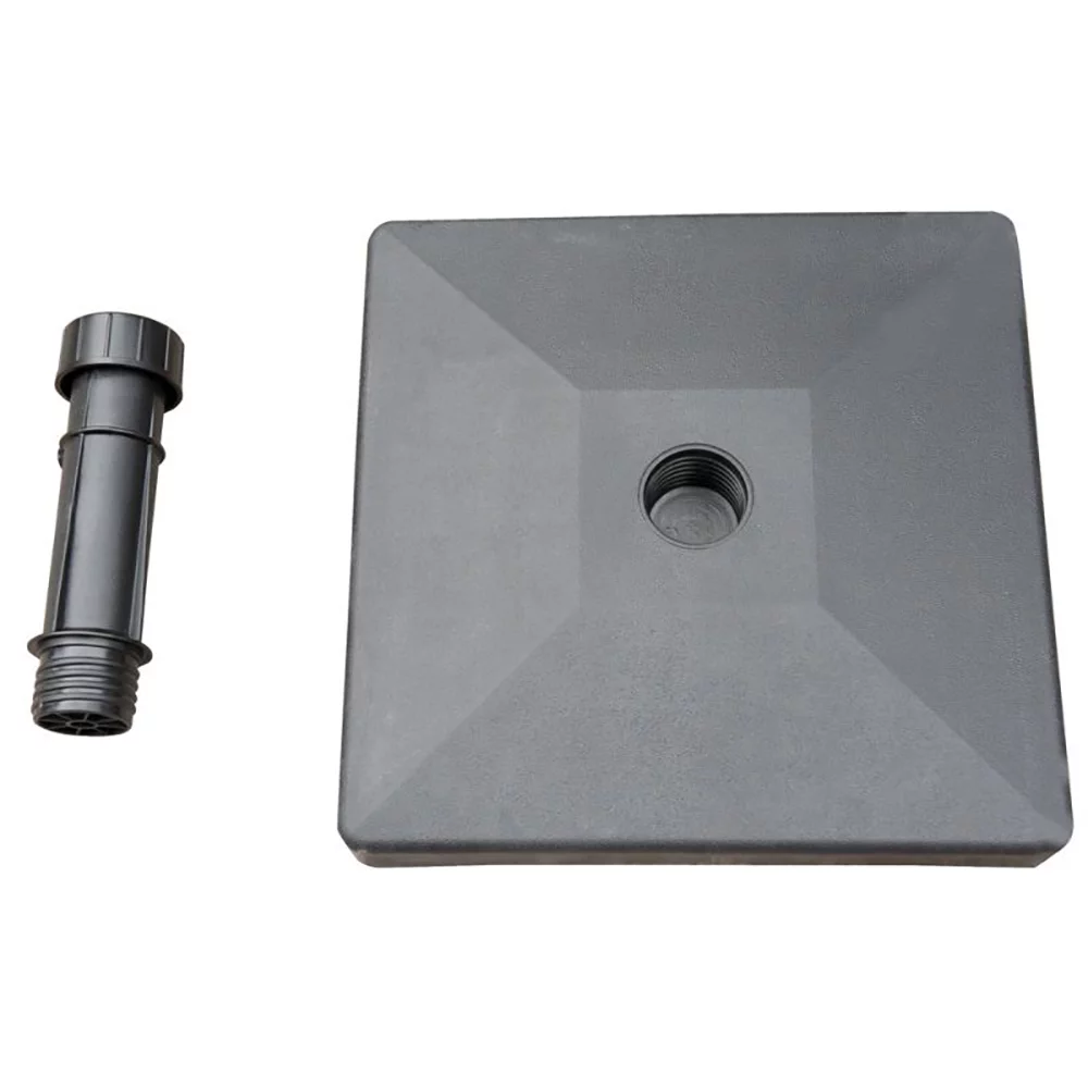 Square Heavy Duty Concrete Patio Umbrella Base, Black