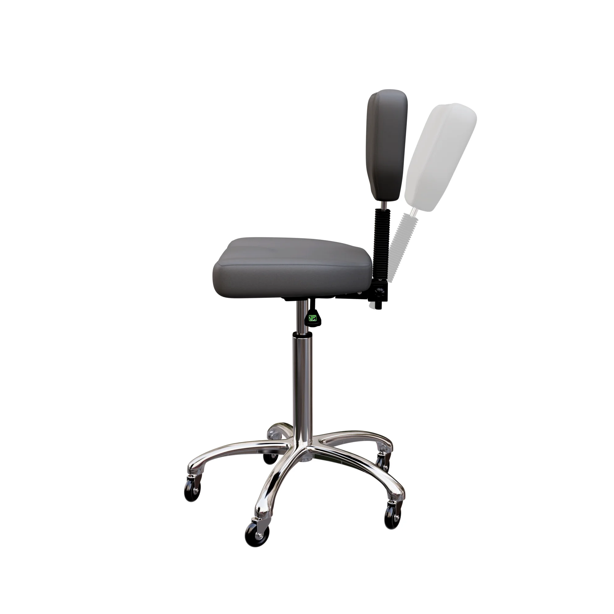 Spa Numa LEXUS Luxury Beauty Esthetician Stool - 1030 - Gray