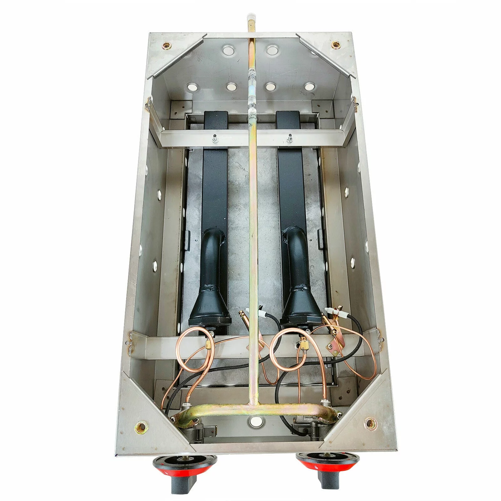 SHZICMY Commercial 50pcs Pancakes Maker Mini Dutch Pancake Poffertjes Machine Nonstick Mini Dutch Pancake Baker 50PCS Commercial Waffle Maker Machine Nonstick LPG Gas