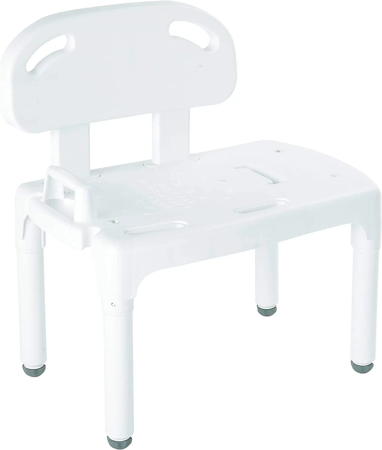 Carex Universal Tub Transfer Bench, Shower Bench and Bath Seat, Shower Chair Converts to Right or Left Hand Entry, Bathtub Transfer Bench, Bathroom Bench