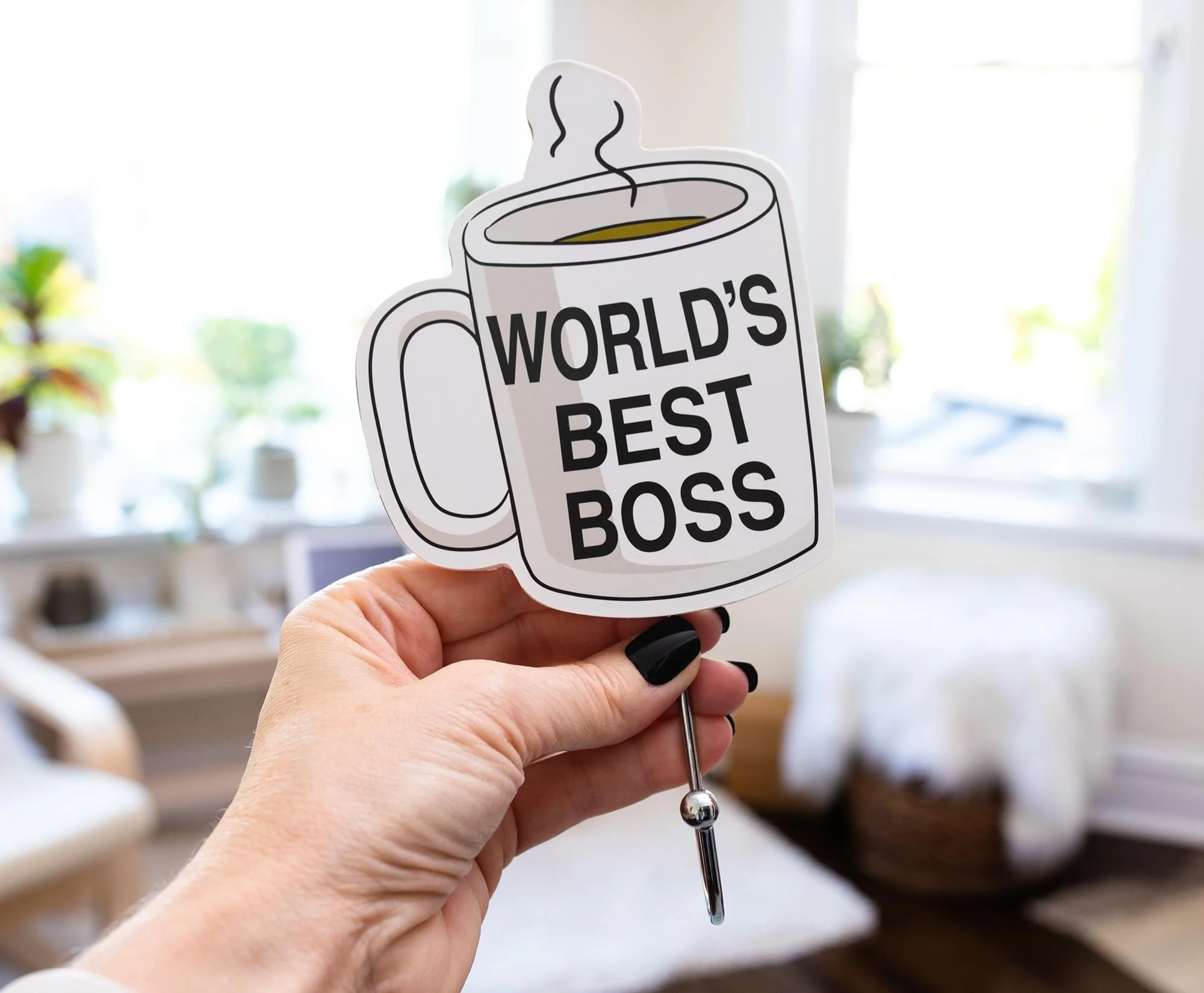 The Office Icons Die-Cut Coat Hanger Wall Hooks | Set of 3