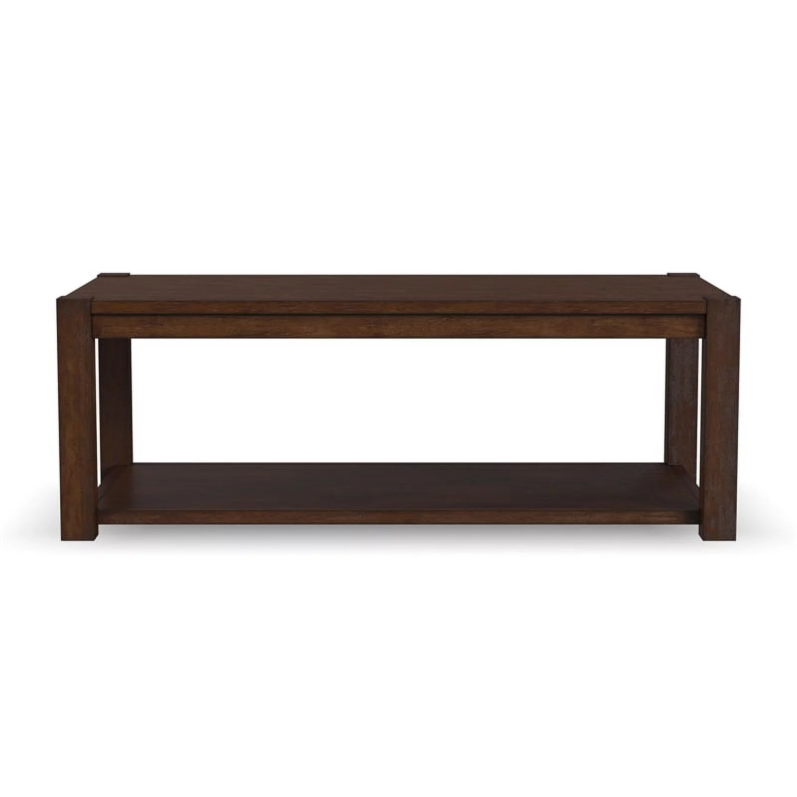 Home Square 3-Piece Set with Coffee Table and 2 End Tables in Brown