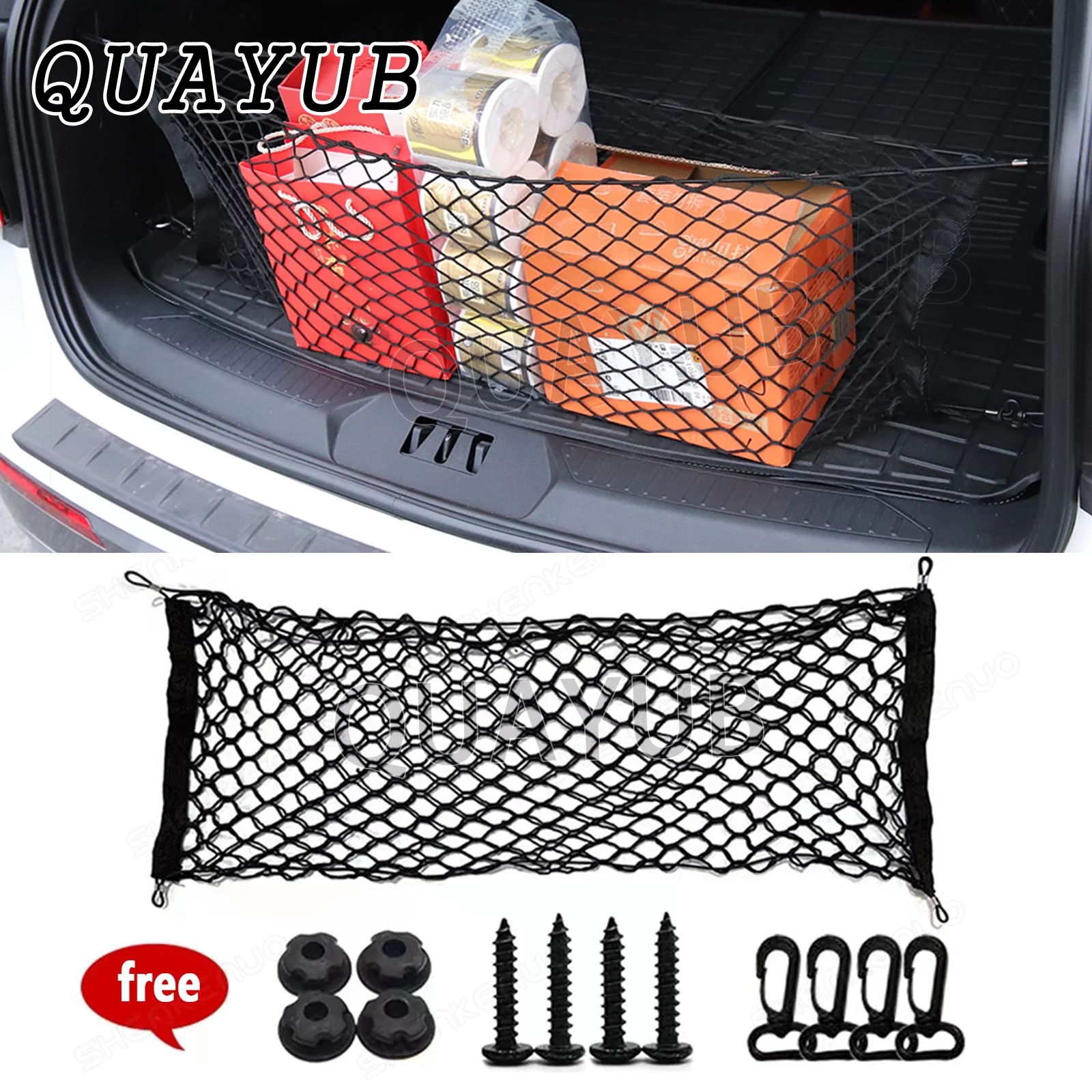 Rear Trunk Envelope Vertical Style Mesh Cargo Net New for GMC ACADIA 2017-2023