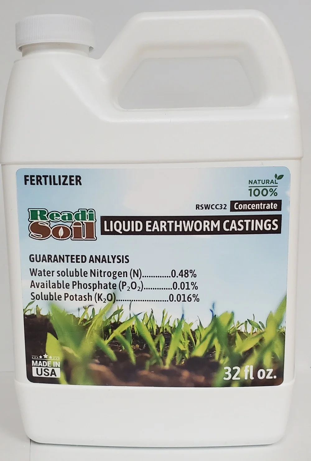 32 oz. Readi Soil Worm Casting Concentrate