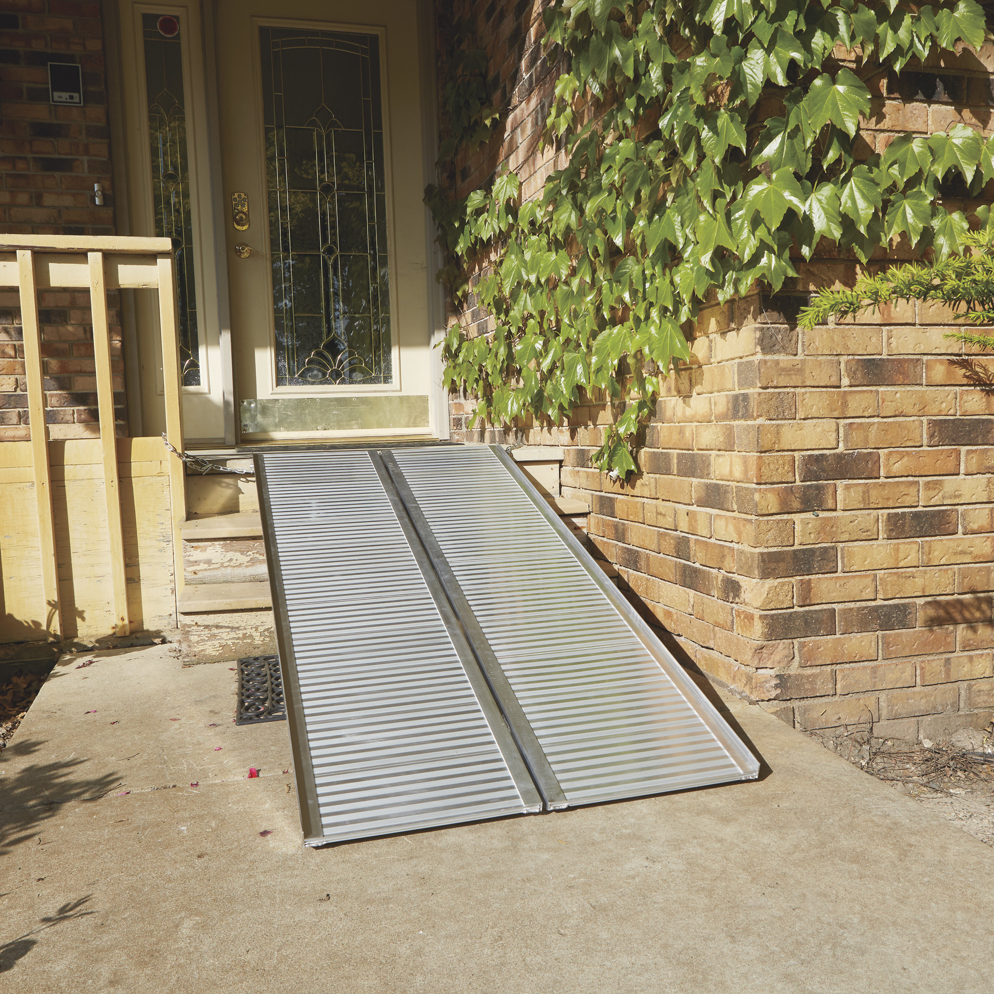 Ultra-Tow Aluminum Mobility Ramp Set, 1200-Lb. Capacity, 30in.W x 72in.L