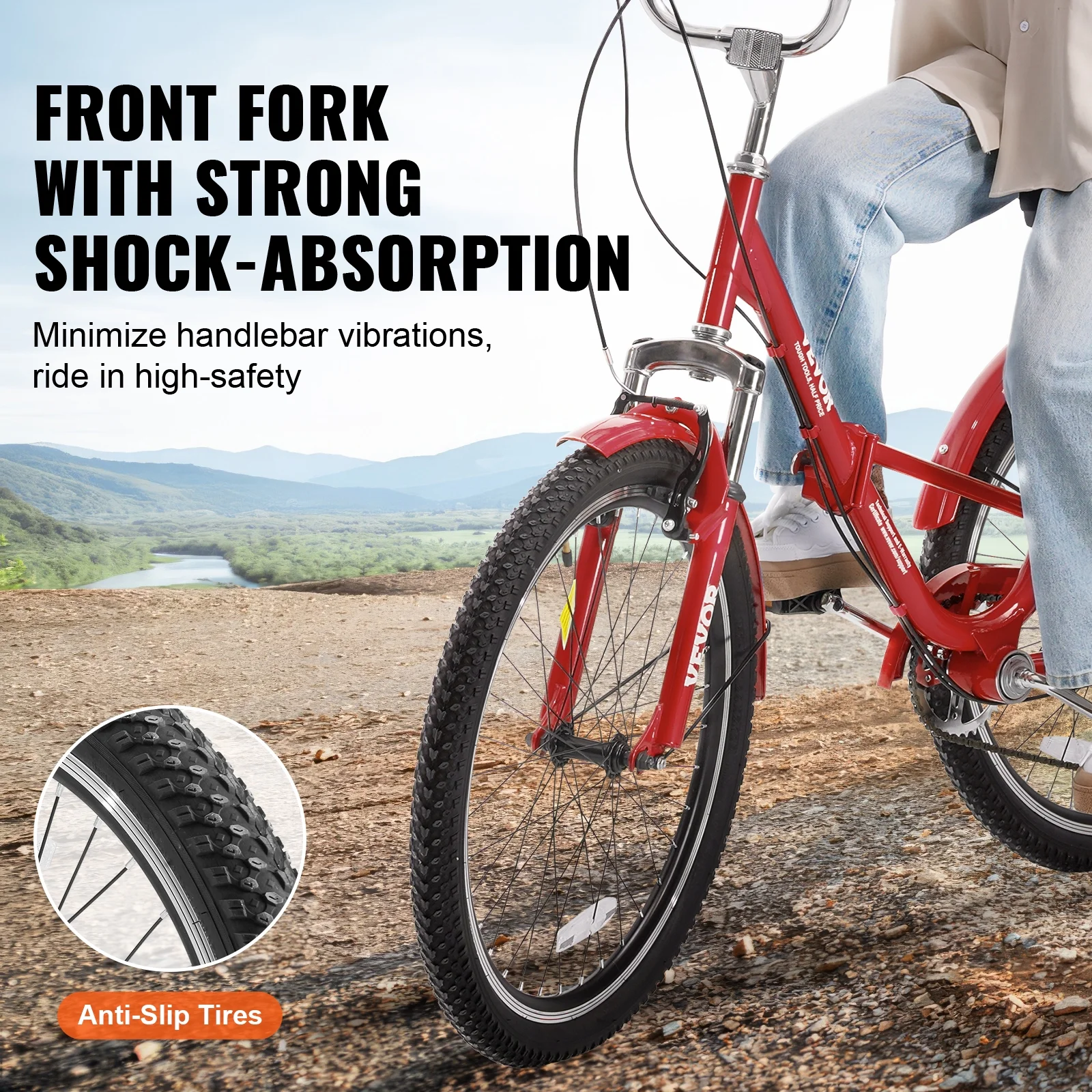 SKYSHALO Folding Adult Tricycle 26