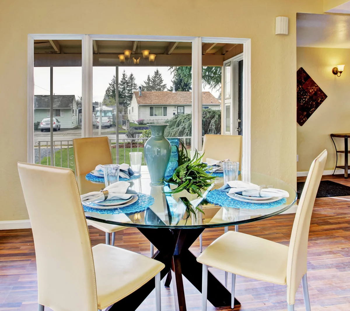 30 Inch Round Glass Table Top 3/4 Inch Thick Clear Tempered Glass With Ogee Edge Polished