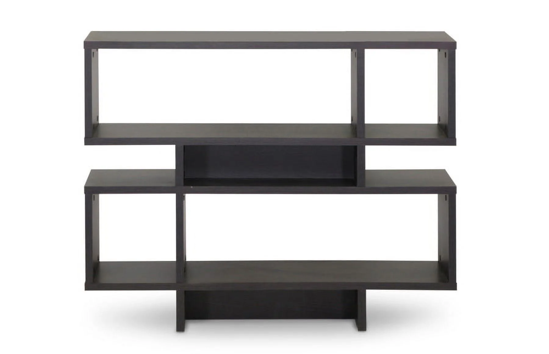 Baxton Studio Cassidy 4-level Bookshelf in Espresso