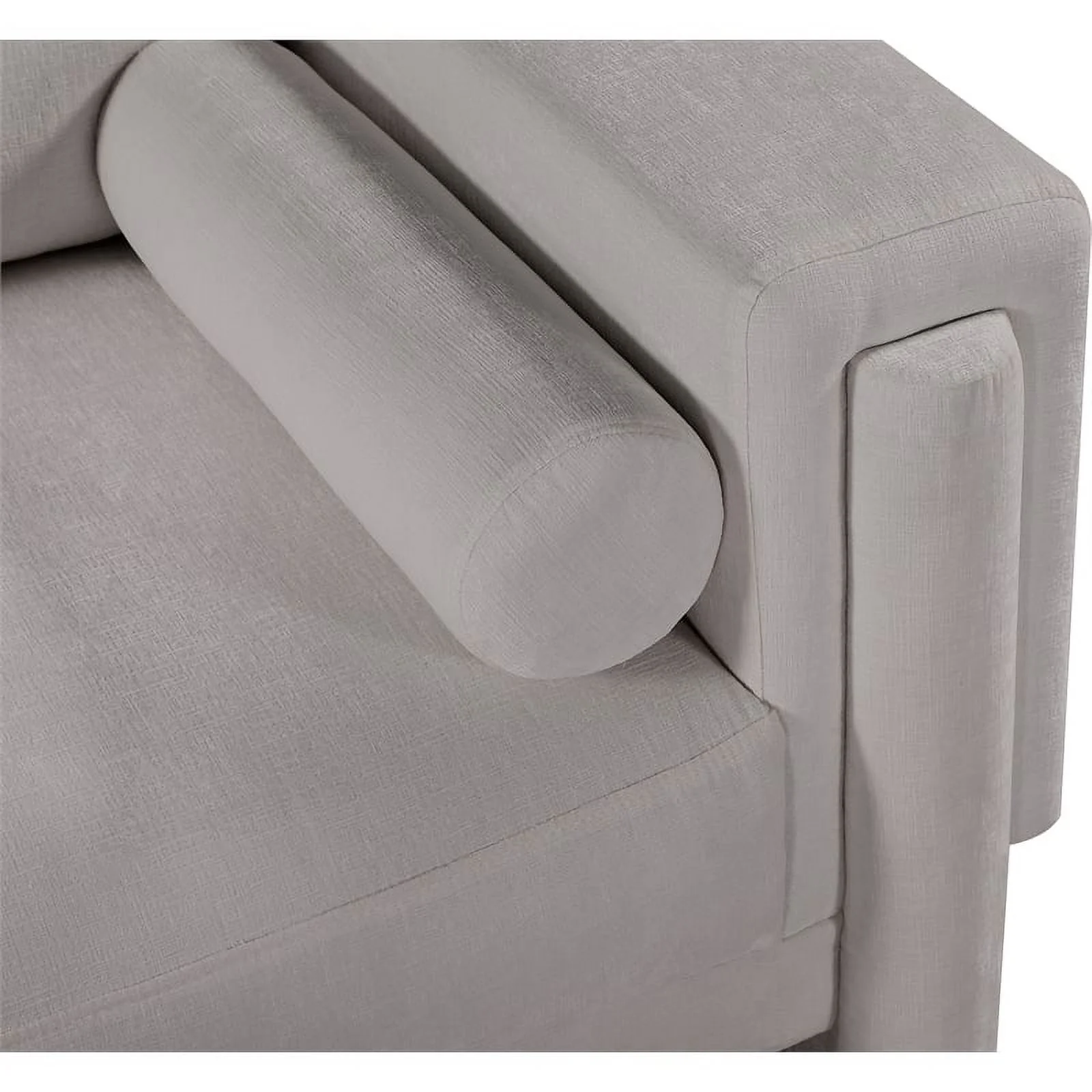 Meridian Furniture Madeline Grey Chenille Fabric Chair