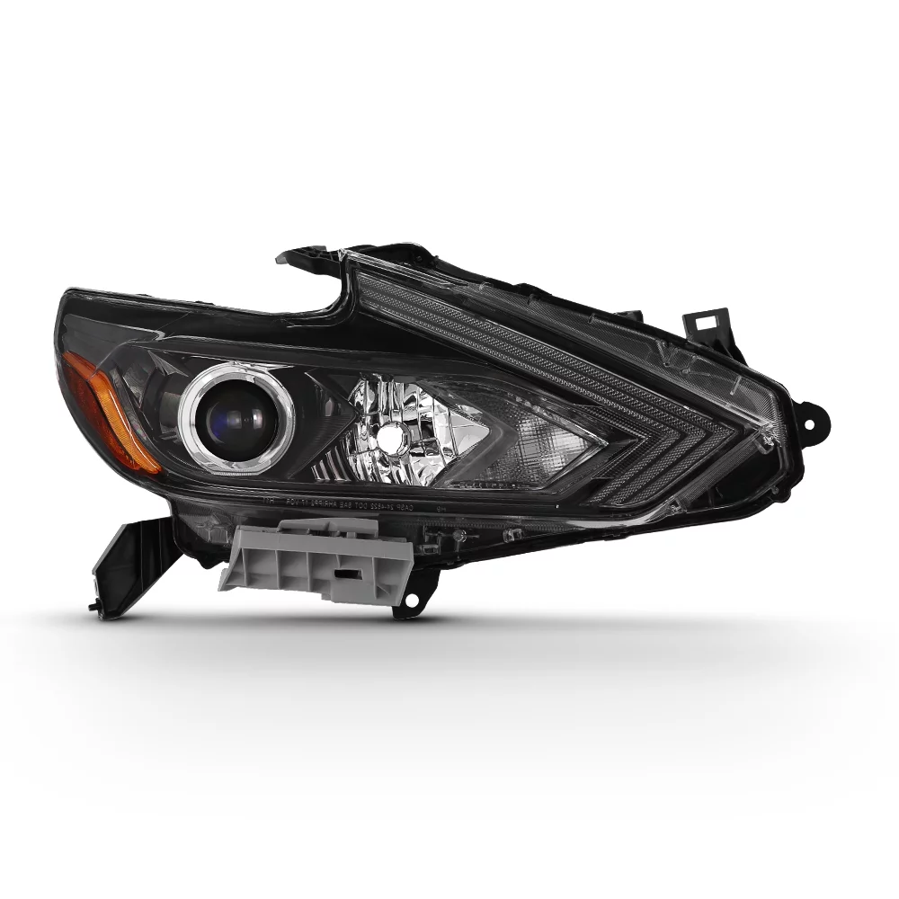 AKKON - Fits 2016 2017 2018 Altima Sedan Projector Black Headlight Passenger Right Side Headlamp Replacement