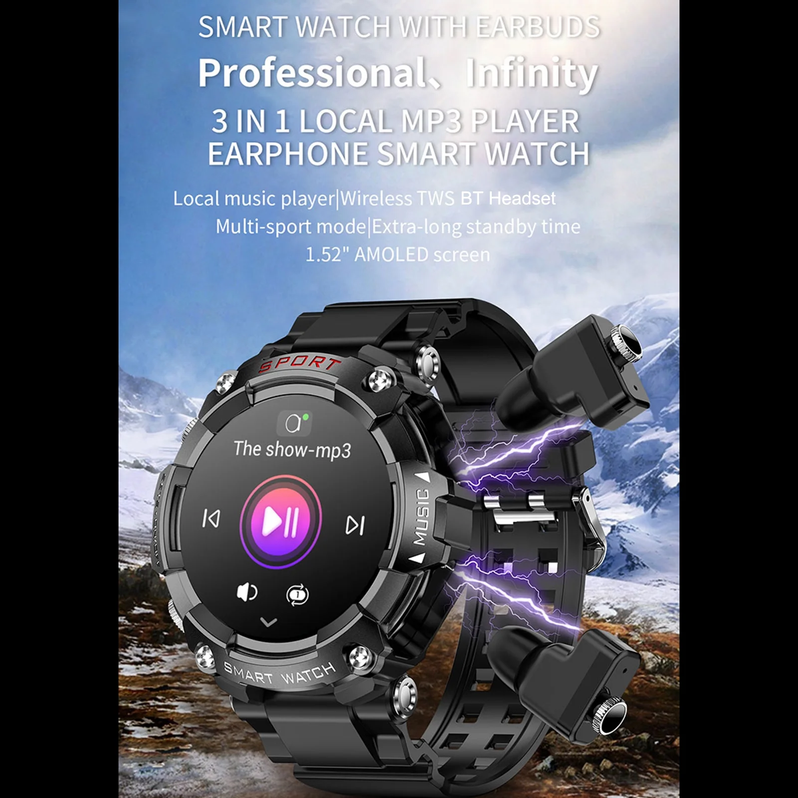 Dadypet T96 Smart Bracelet  Watch, Waterproof Fitness  with FullTouch Screen, Multiple  Modes,   and Call Notification - Stay on  of your Fitness Goals