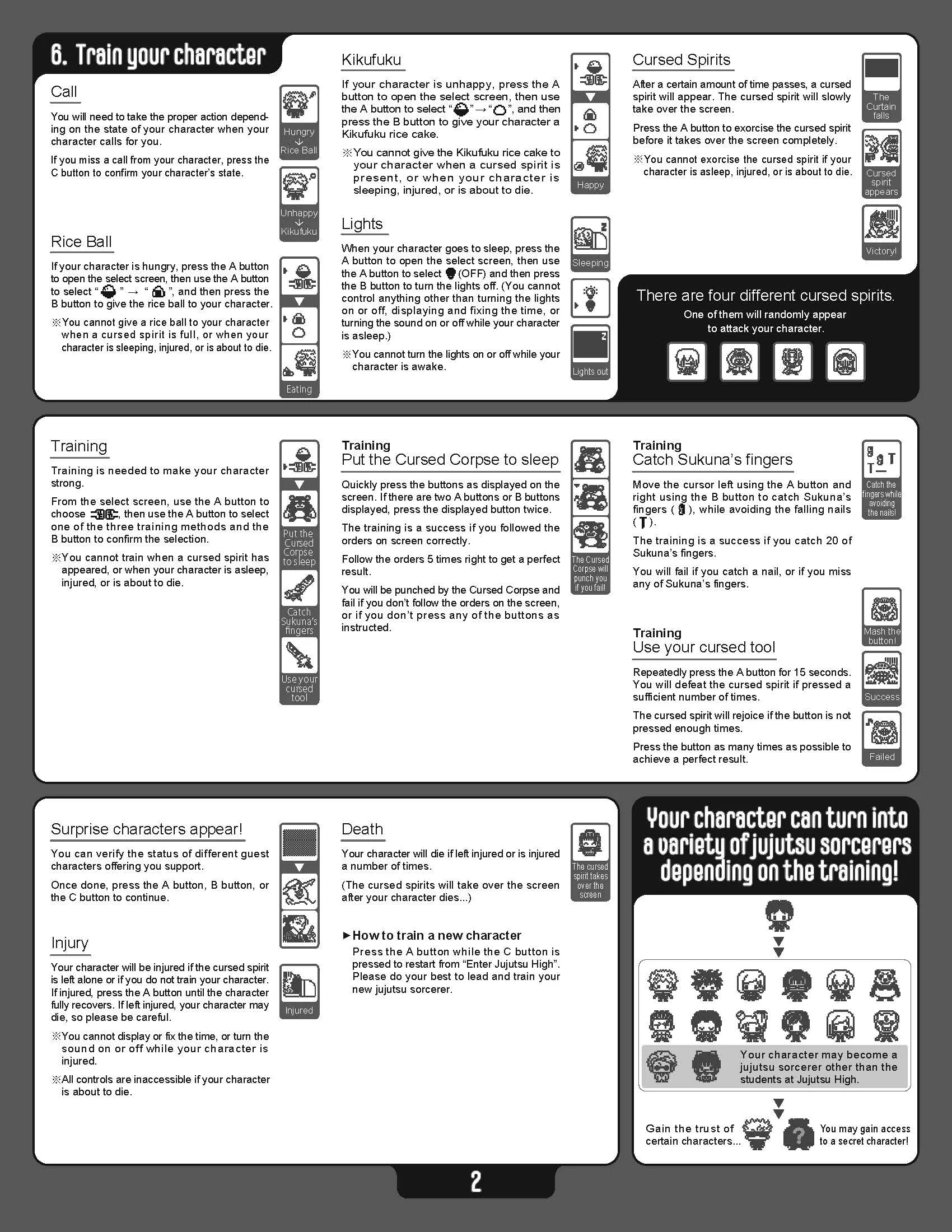 Tamagotchi Jujutsu Kaisen Sukuna Virtual Pet Toy