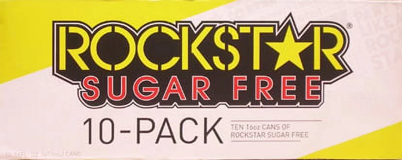Rockstar Sugar-Free Energy Drink, 16 fl oz, 10 Count Cans