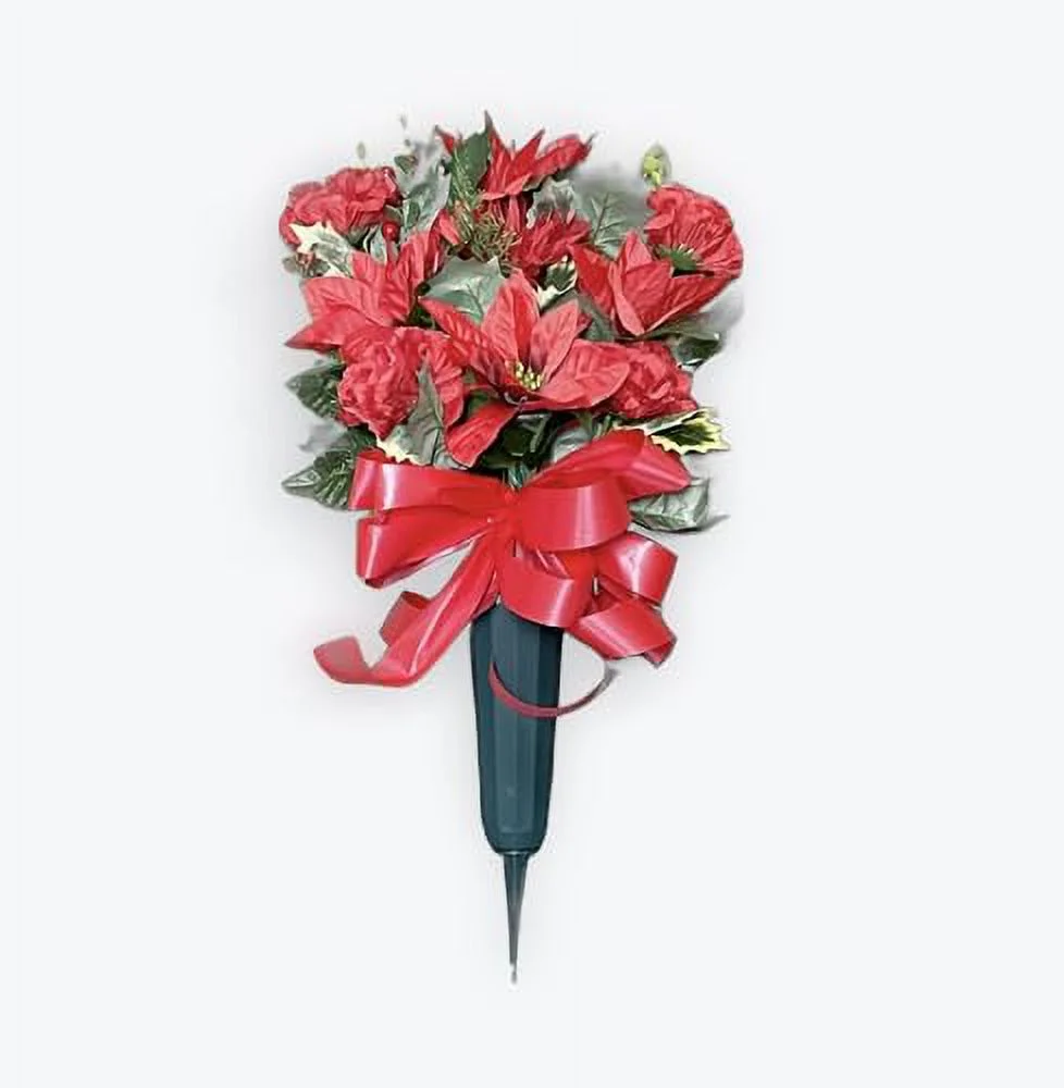 Bulk Pack Cemetery Memorial Vases with Removable Spike Box of 48