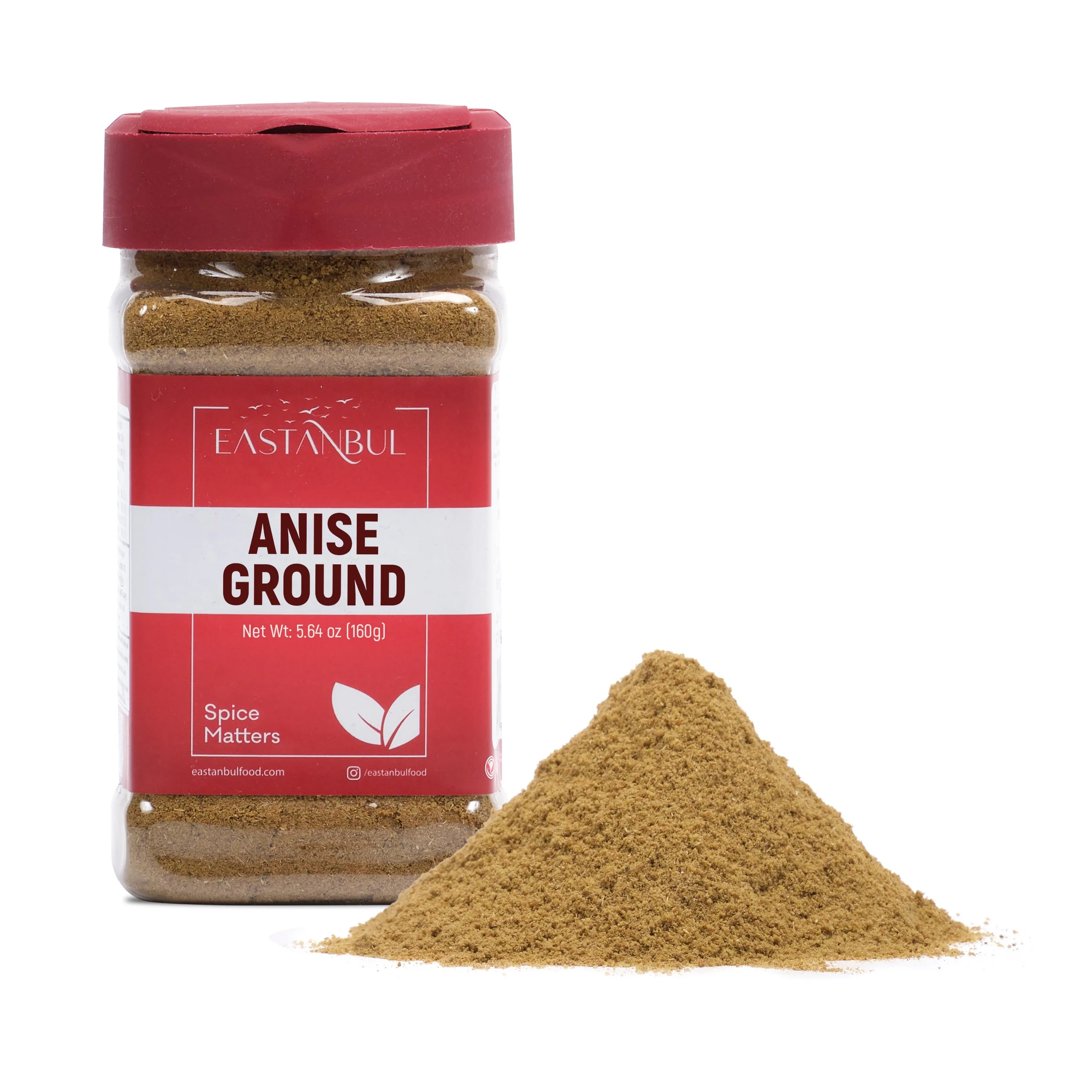 Eastanbul Anise Seeds Powder, 5.64oz Ground Anise Seed